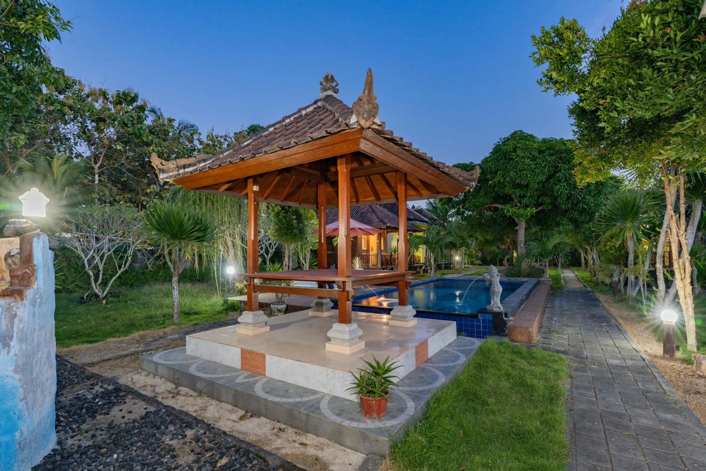 Garden in Puri Soka Lembongan by ABM