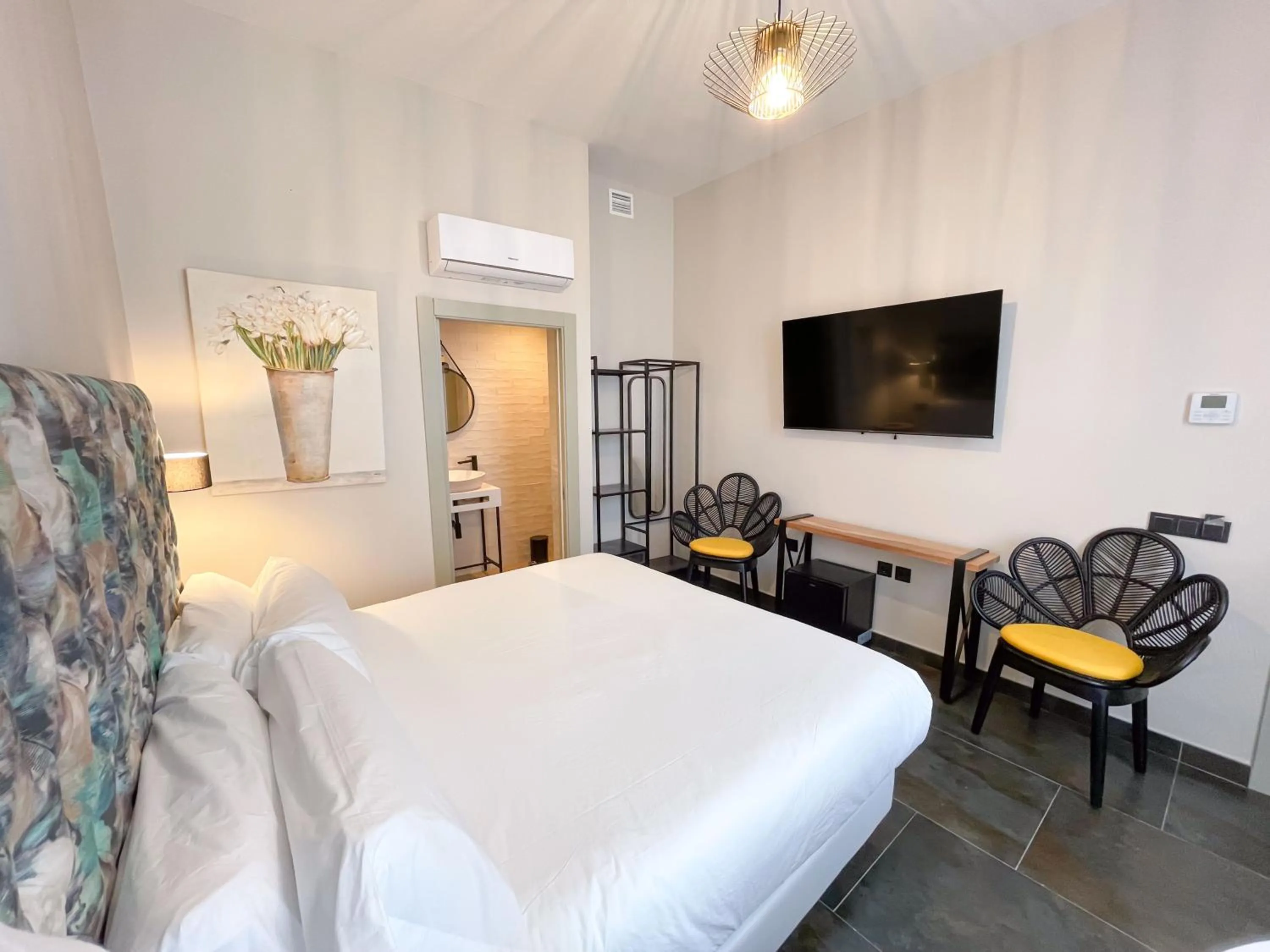 Bed in Akla Hotel Badajoz