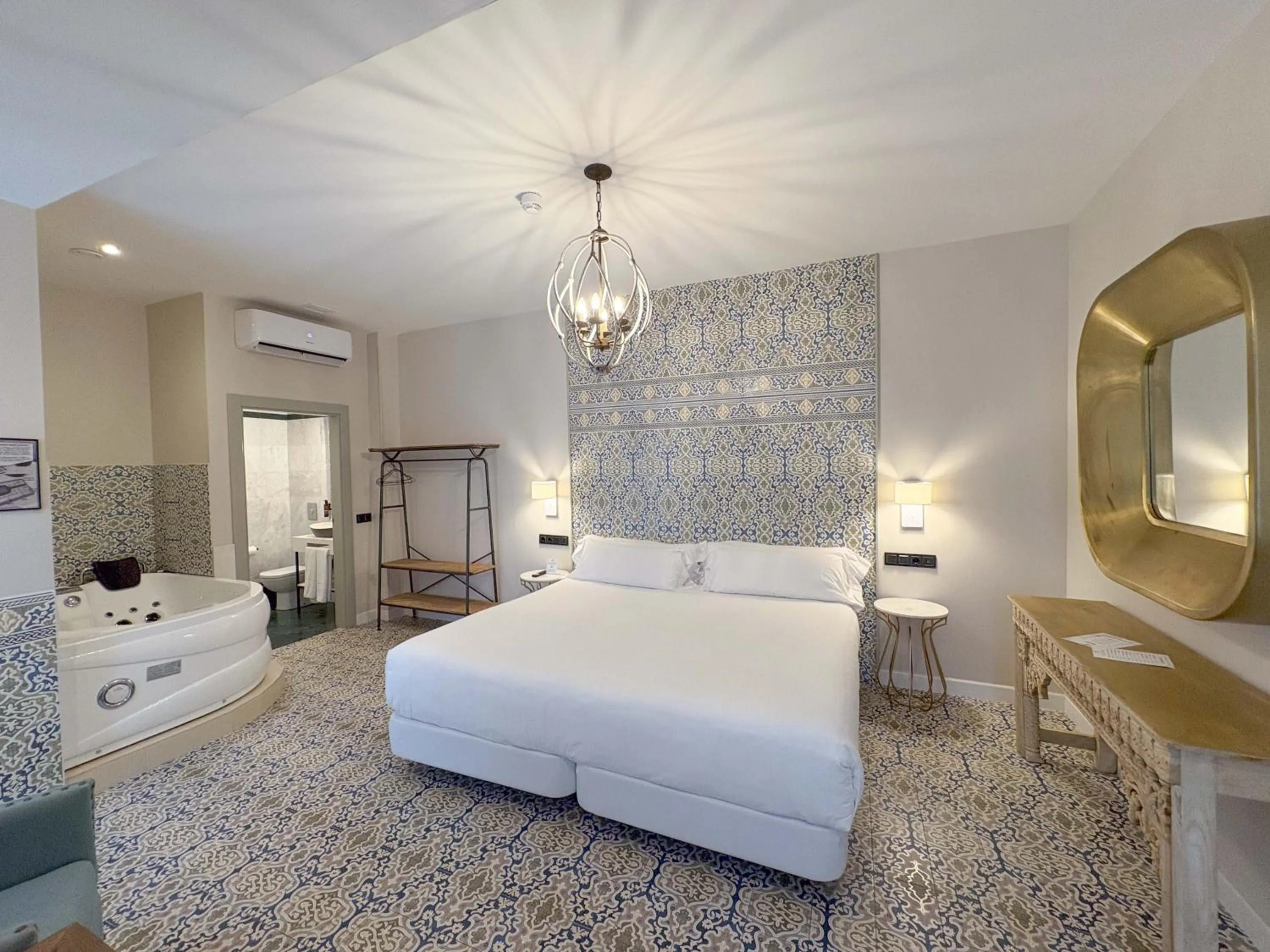 Bed in Akla Hotel Badajoz