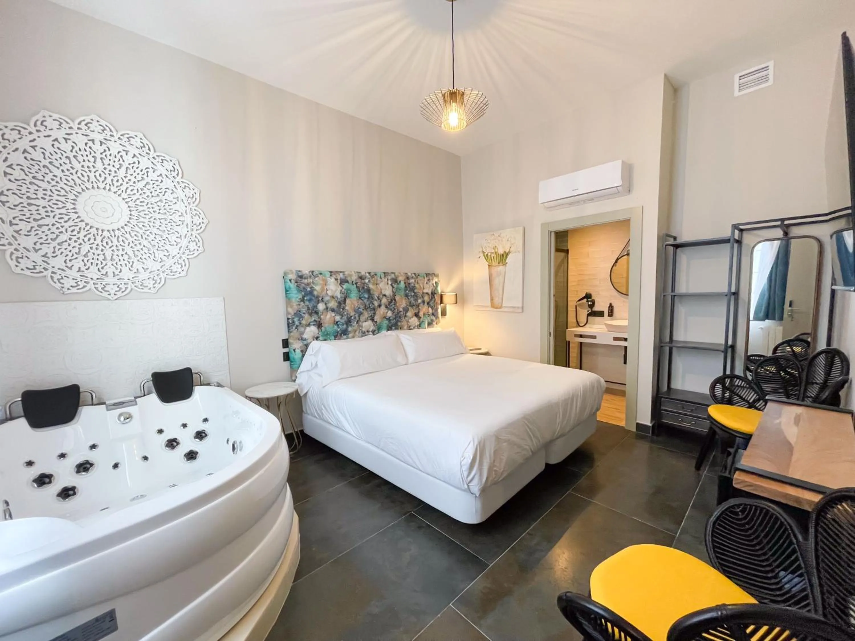 Bed in Akla Hotel Badajoz