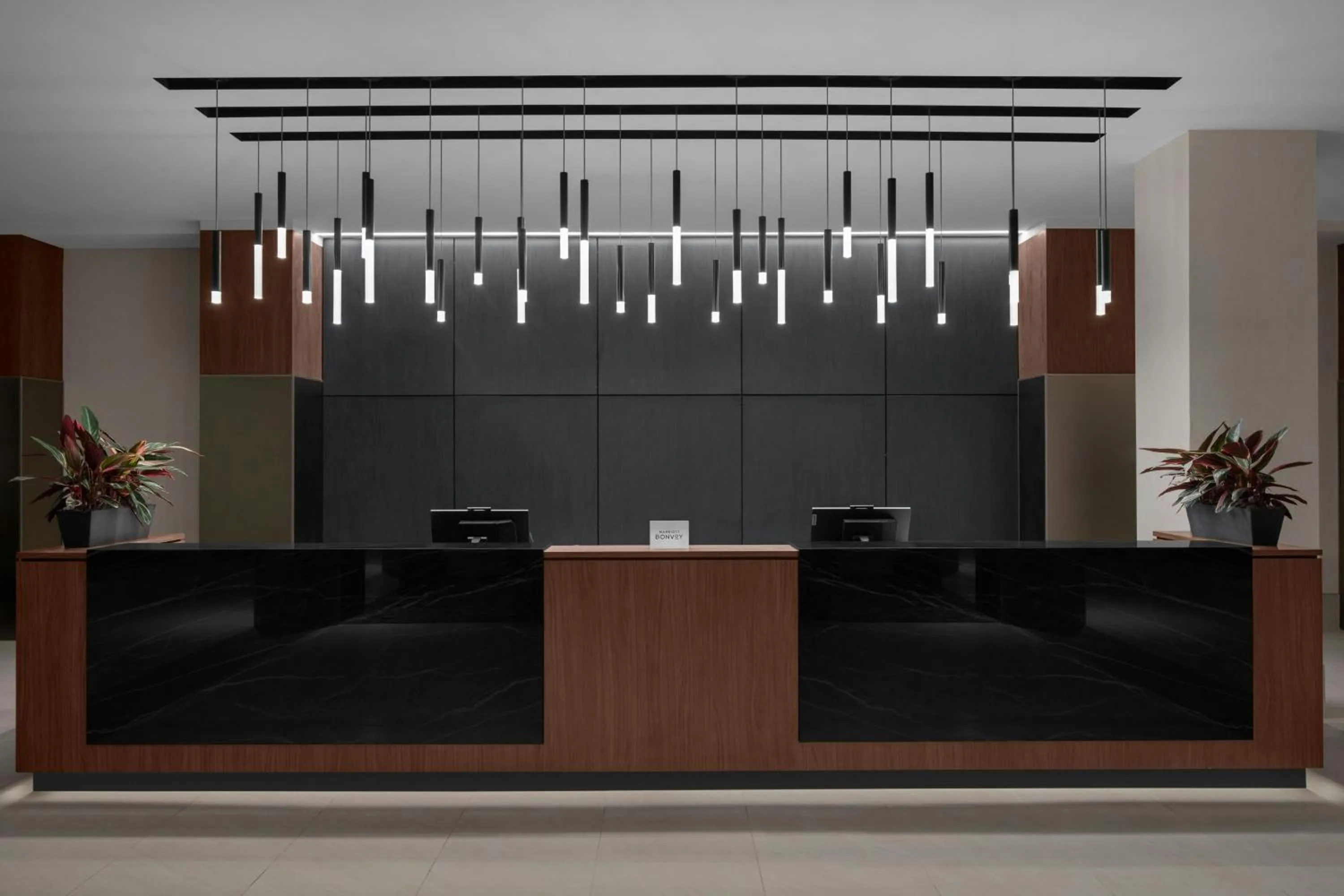 Lobby or reception in AC Hotel by Marriott Lansing University Area