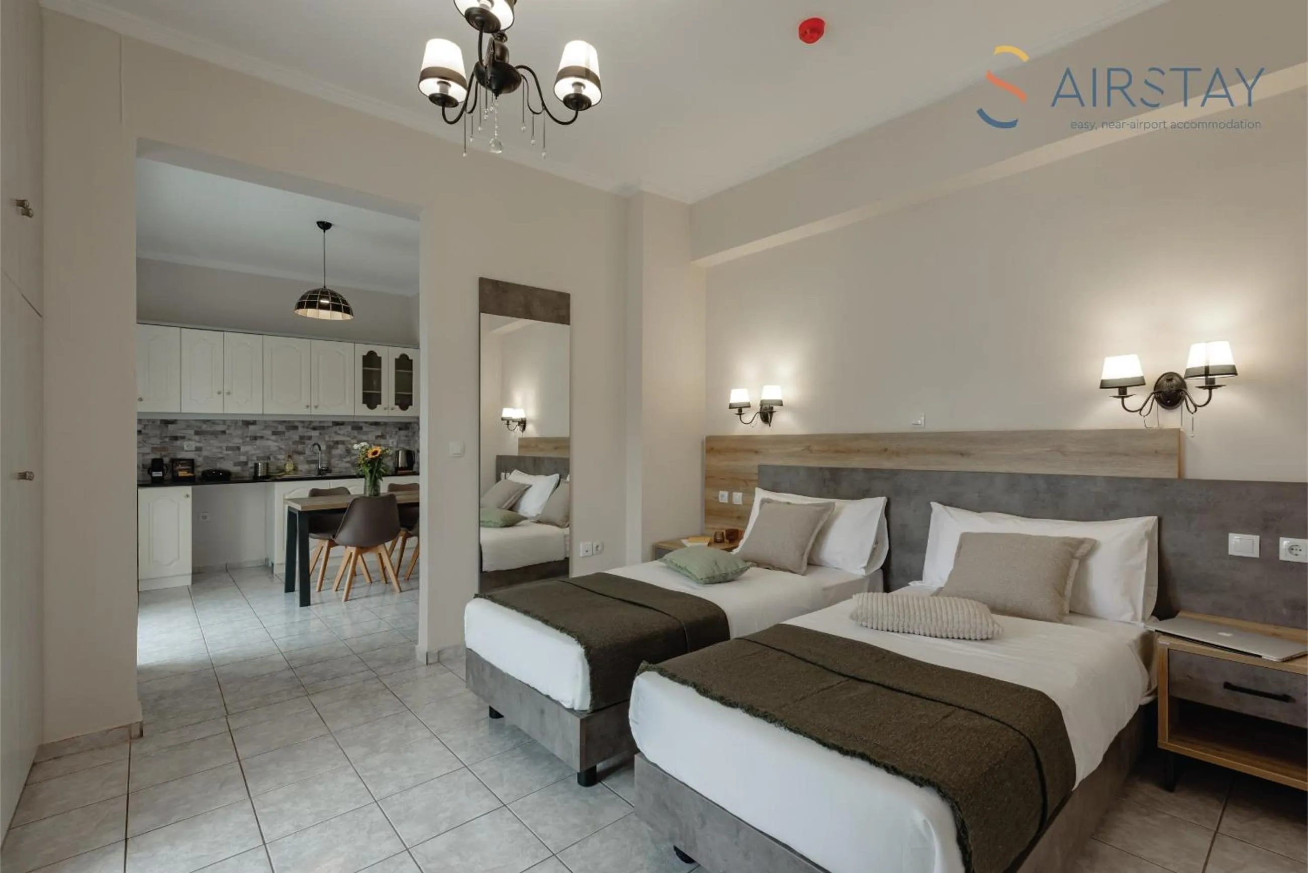 Bed in Zilean Apartments Airport by Airstay