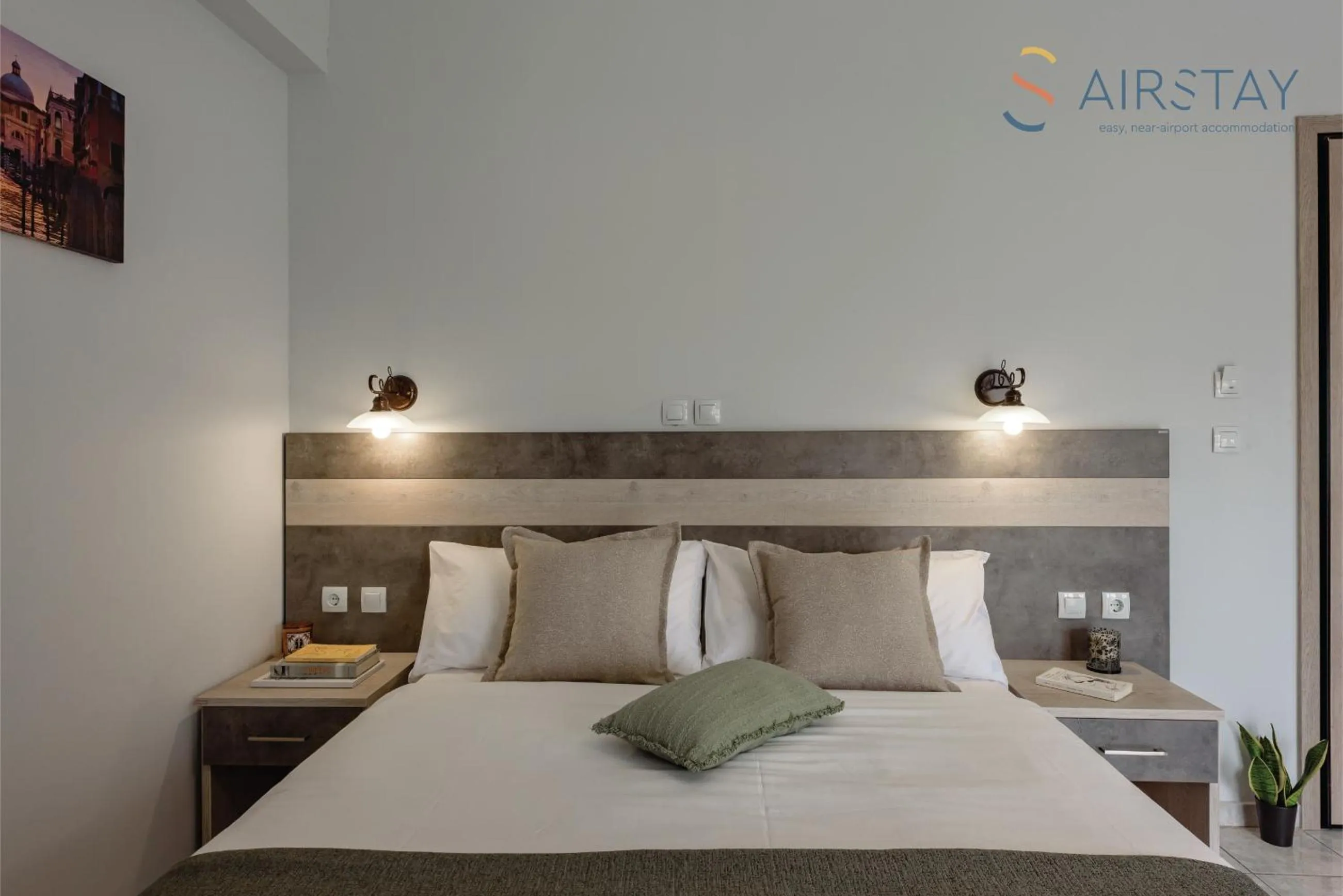 Bed in Zilean Apartments Airport by Airstay