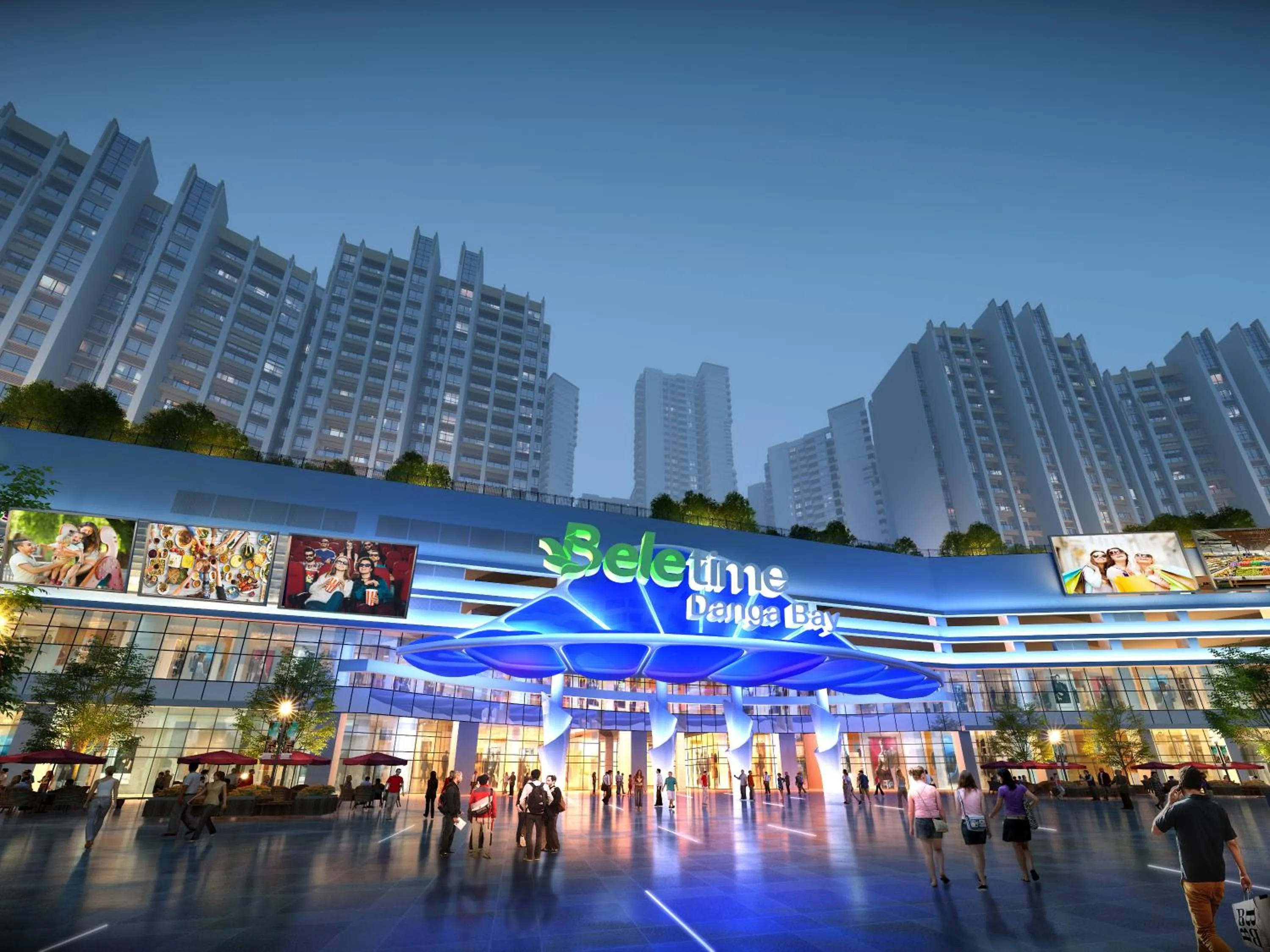 Shopping Area, Property Building in Sea View Country Garden Danga bay by Neo Suites