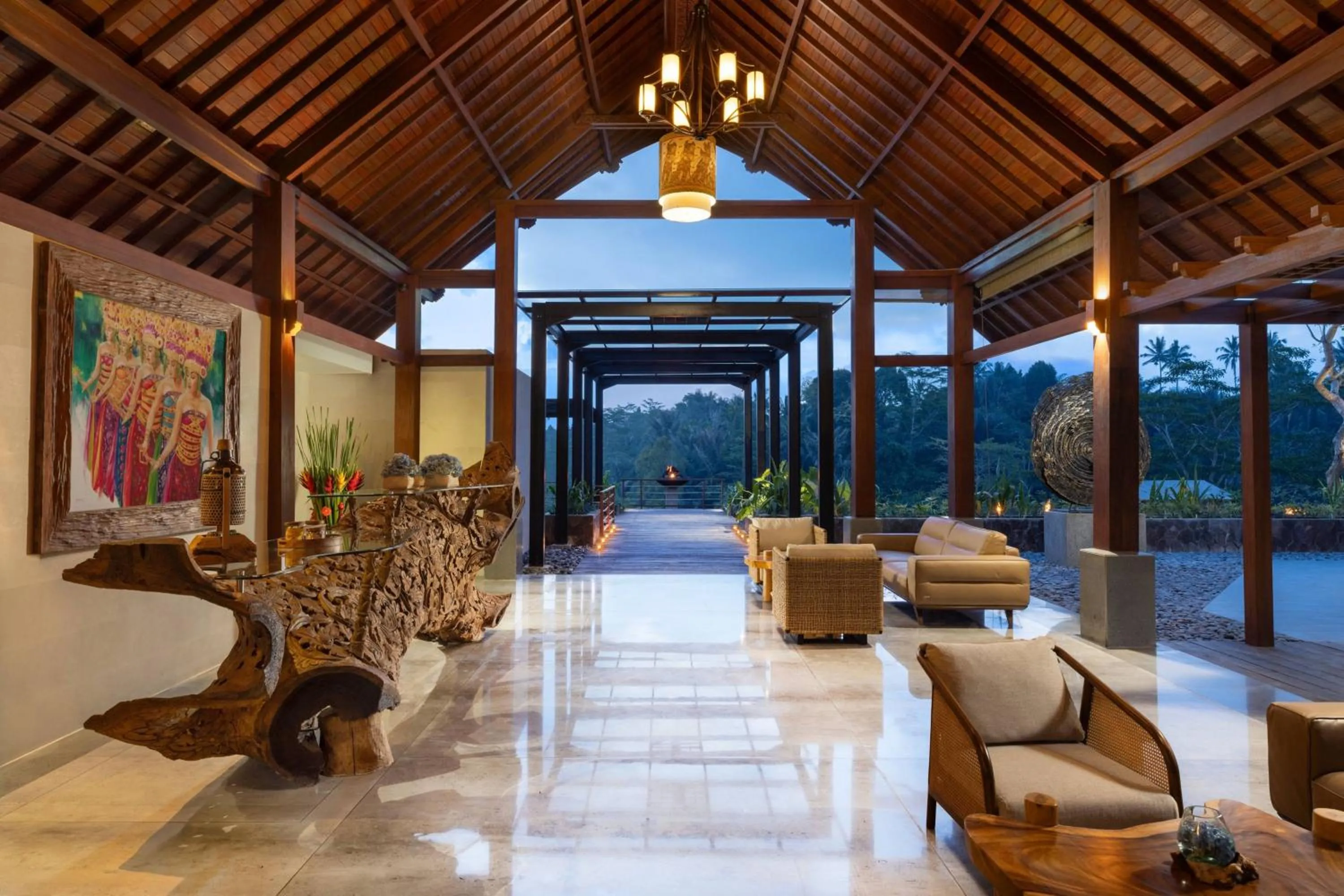 Lobby or reception in Cicada Resort Bali Ubud, Autograph Collection