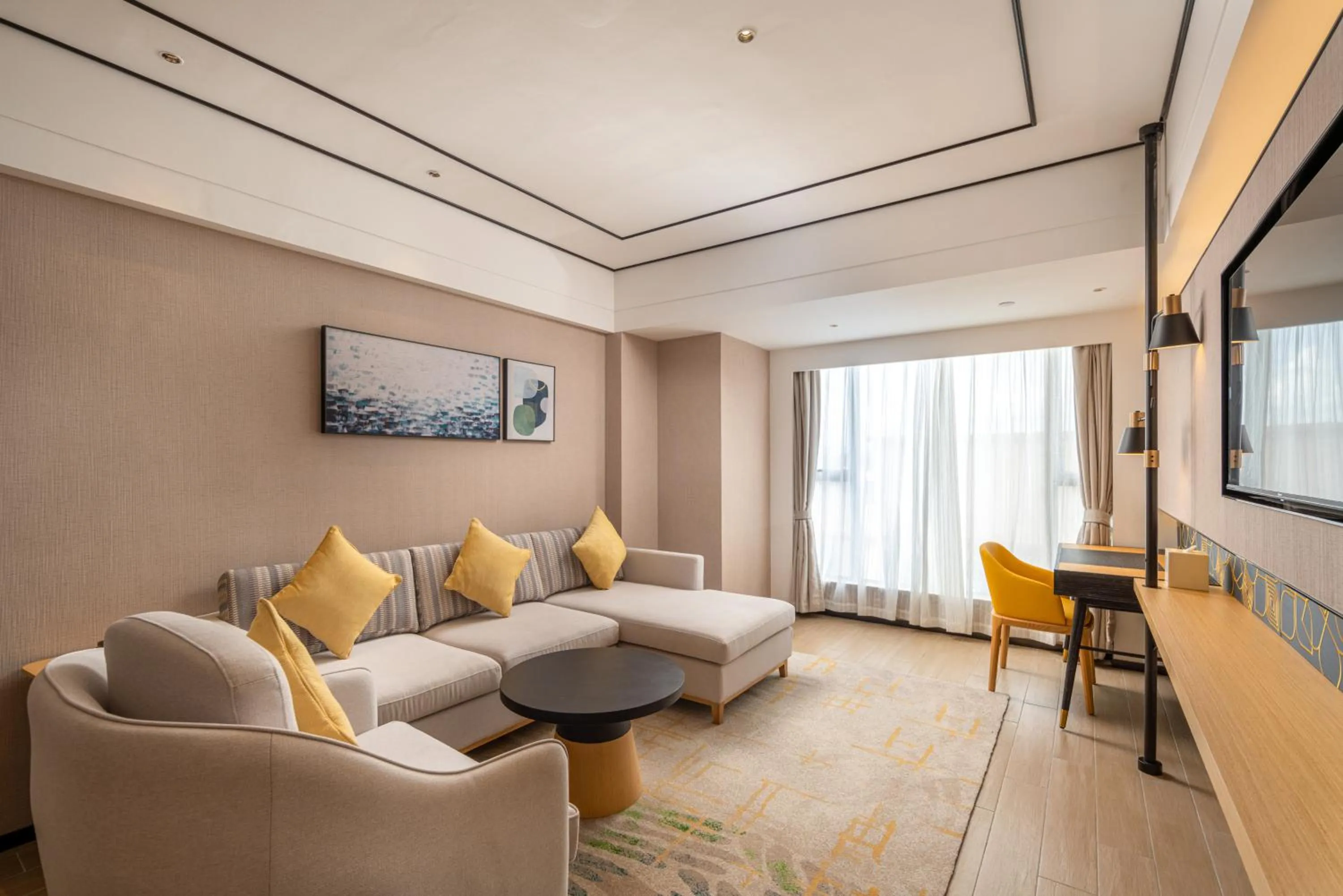 Living room in Hilton Garden Inn Guangzhou Airport Aerotropolis - Free shuttle to Airport