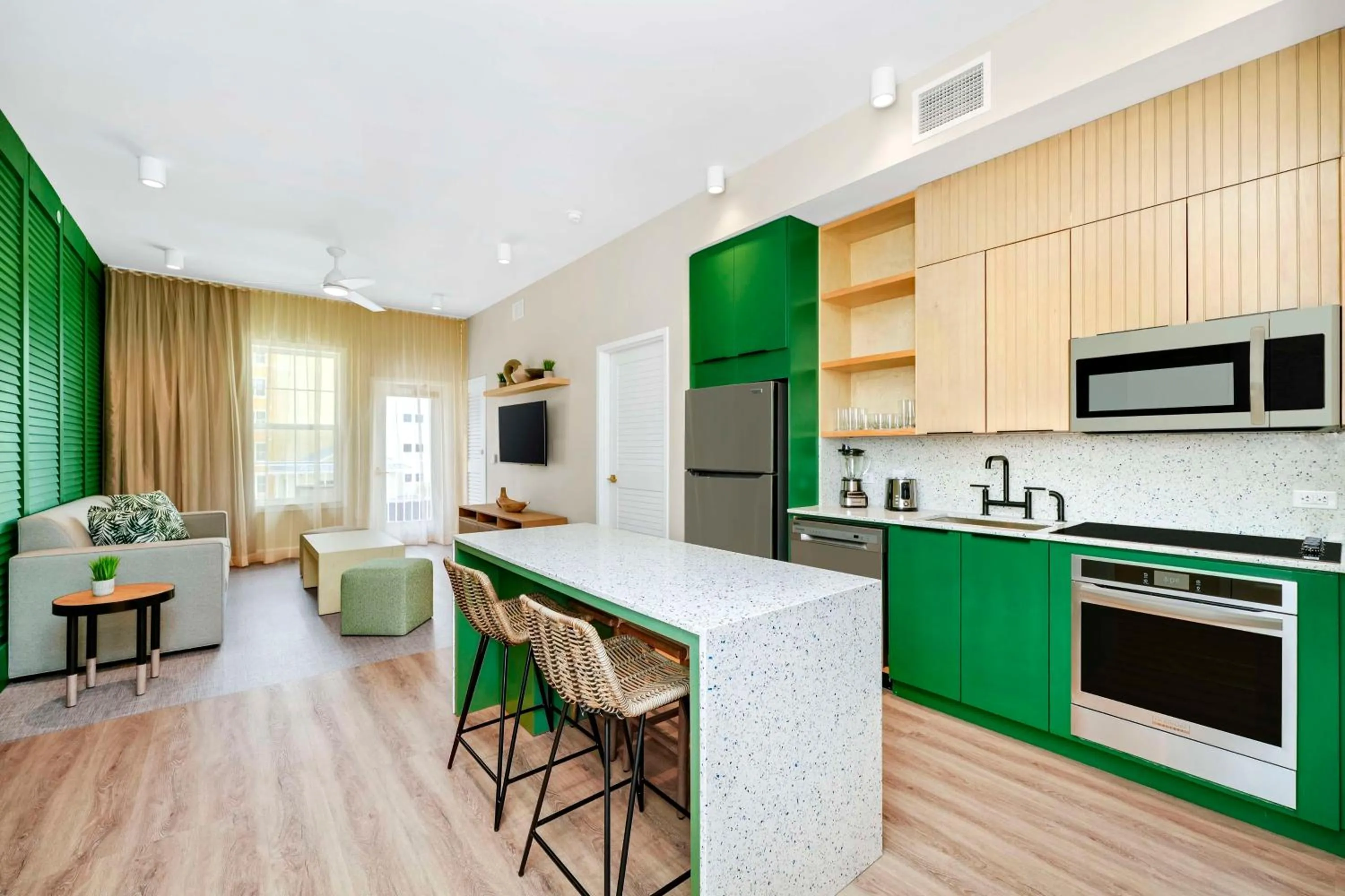 Living room in Embassy Suites By Hilton Orlando Sunset Walk