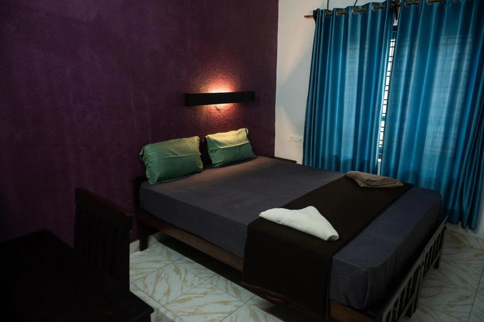 Bedroom, Bed in Sky Frame Beach Resort