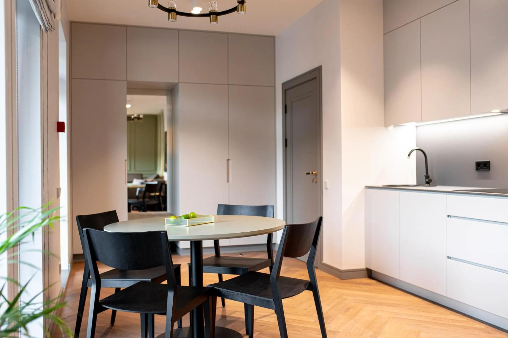 Kitchen or kitchenette in Hotel Gothards