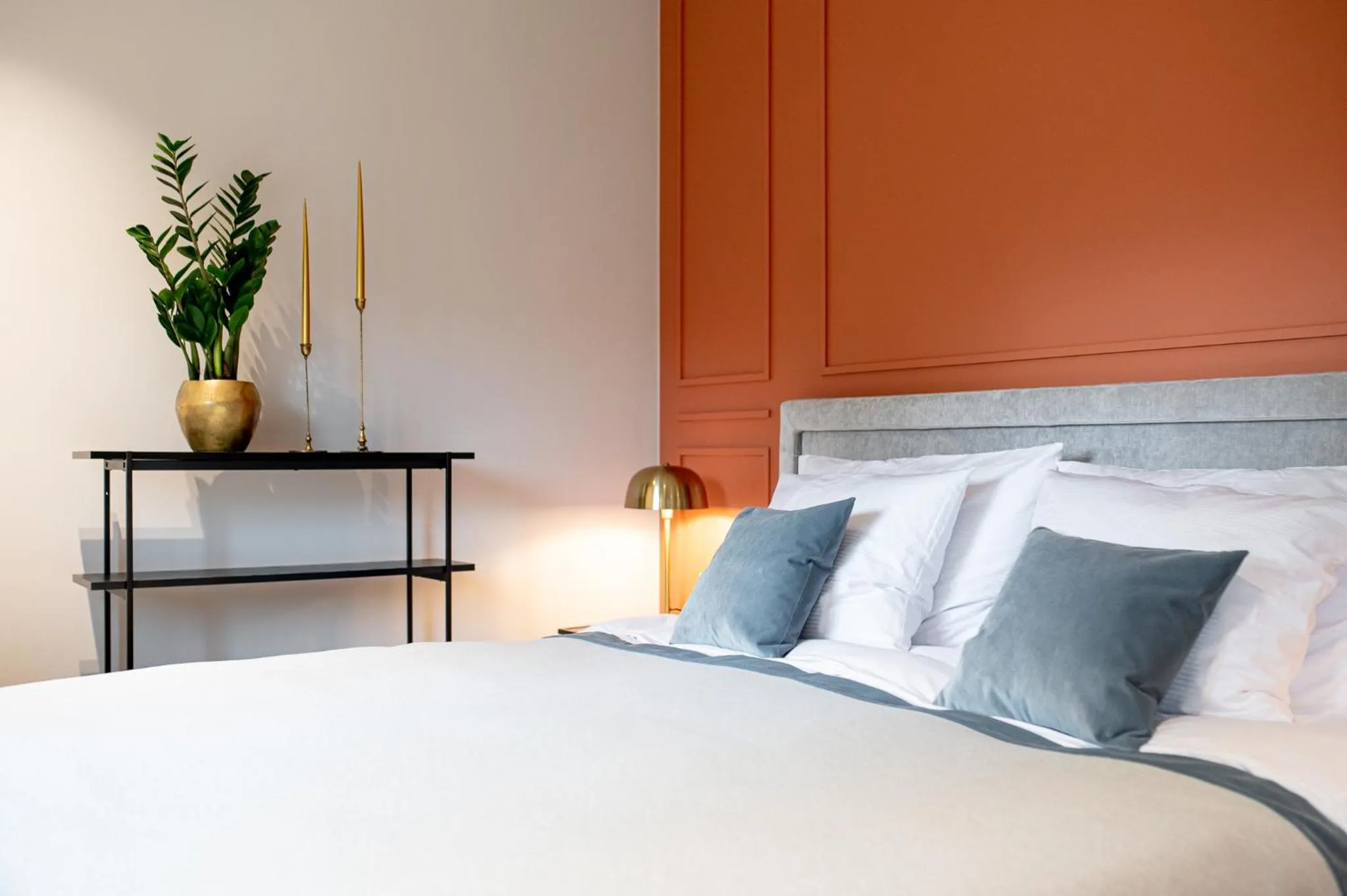 Bed in Hotel Gothards