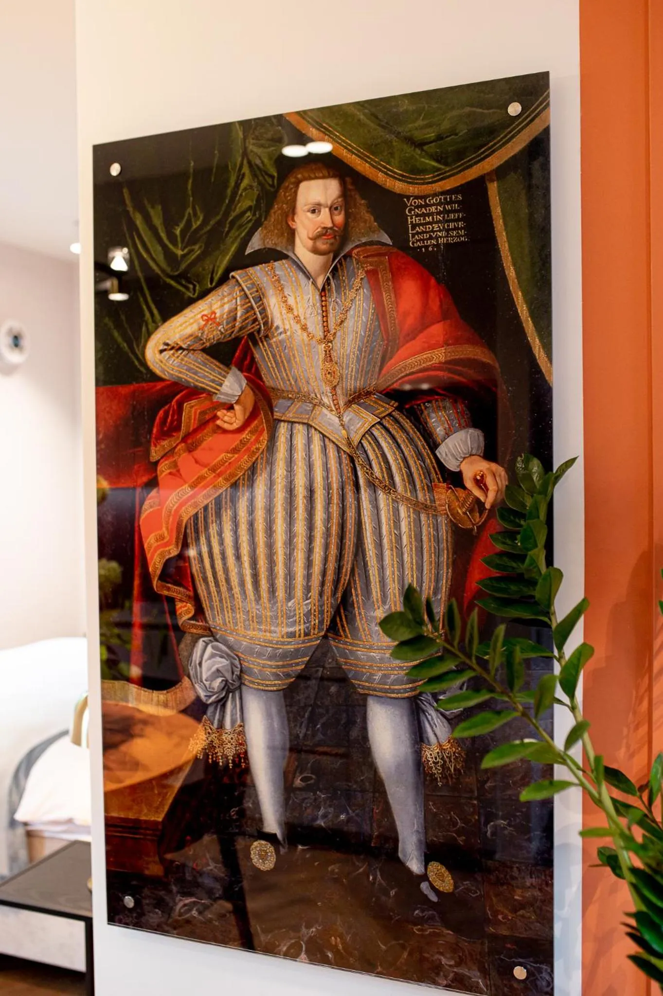 Decorative detail in Hotel Gothards