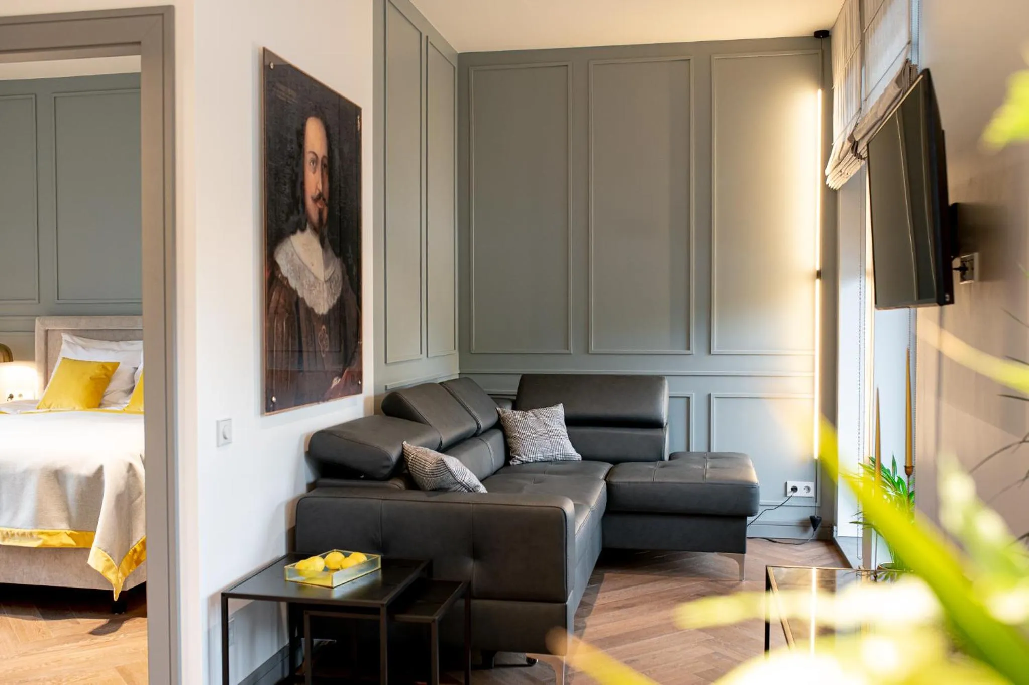 Bed in Hotel Gothards