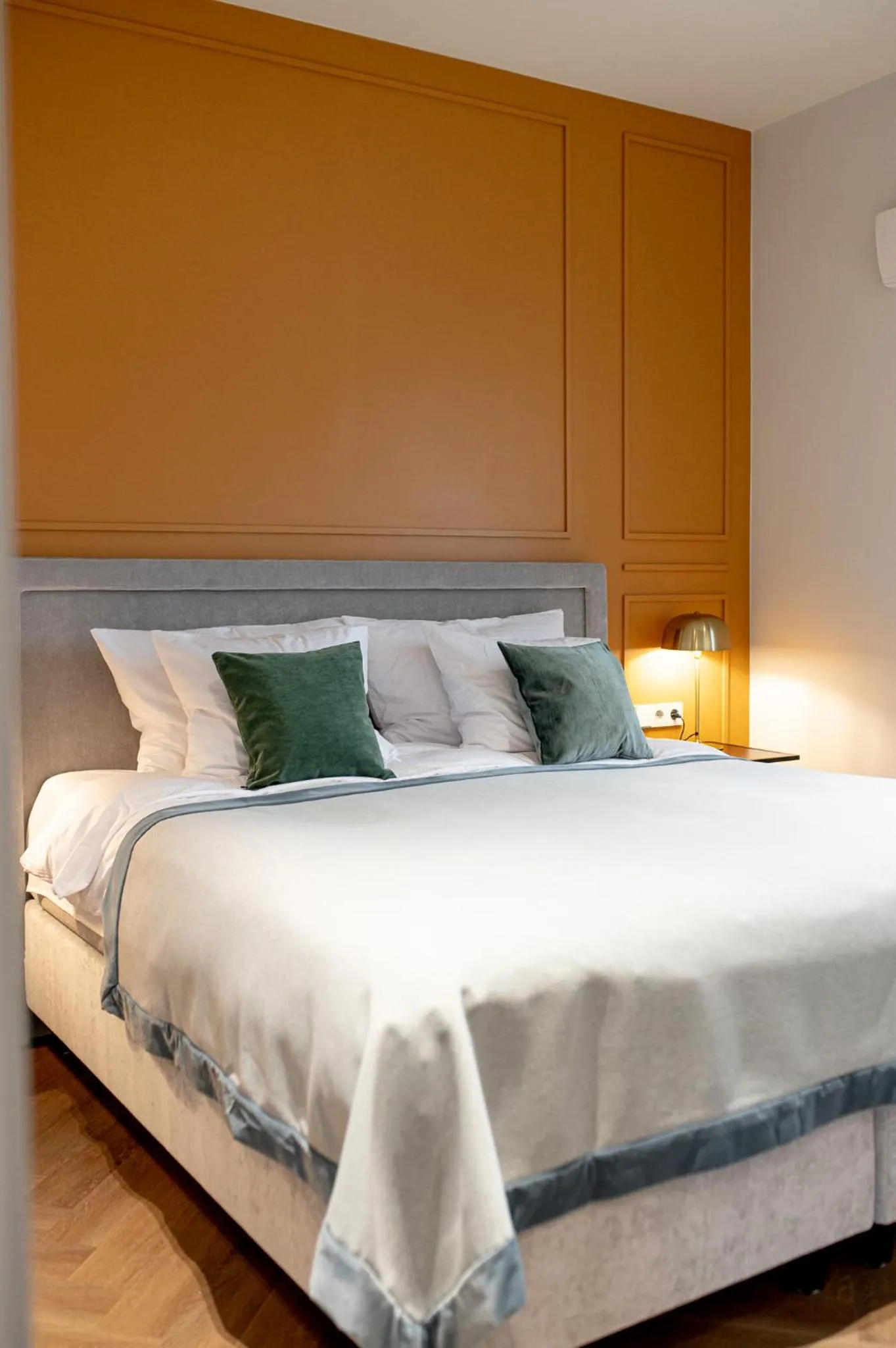 Bed in Hotel Gothards