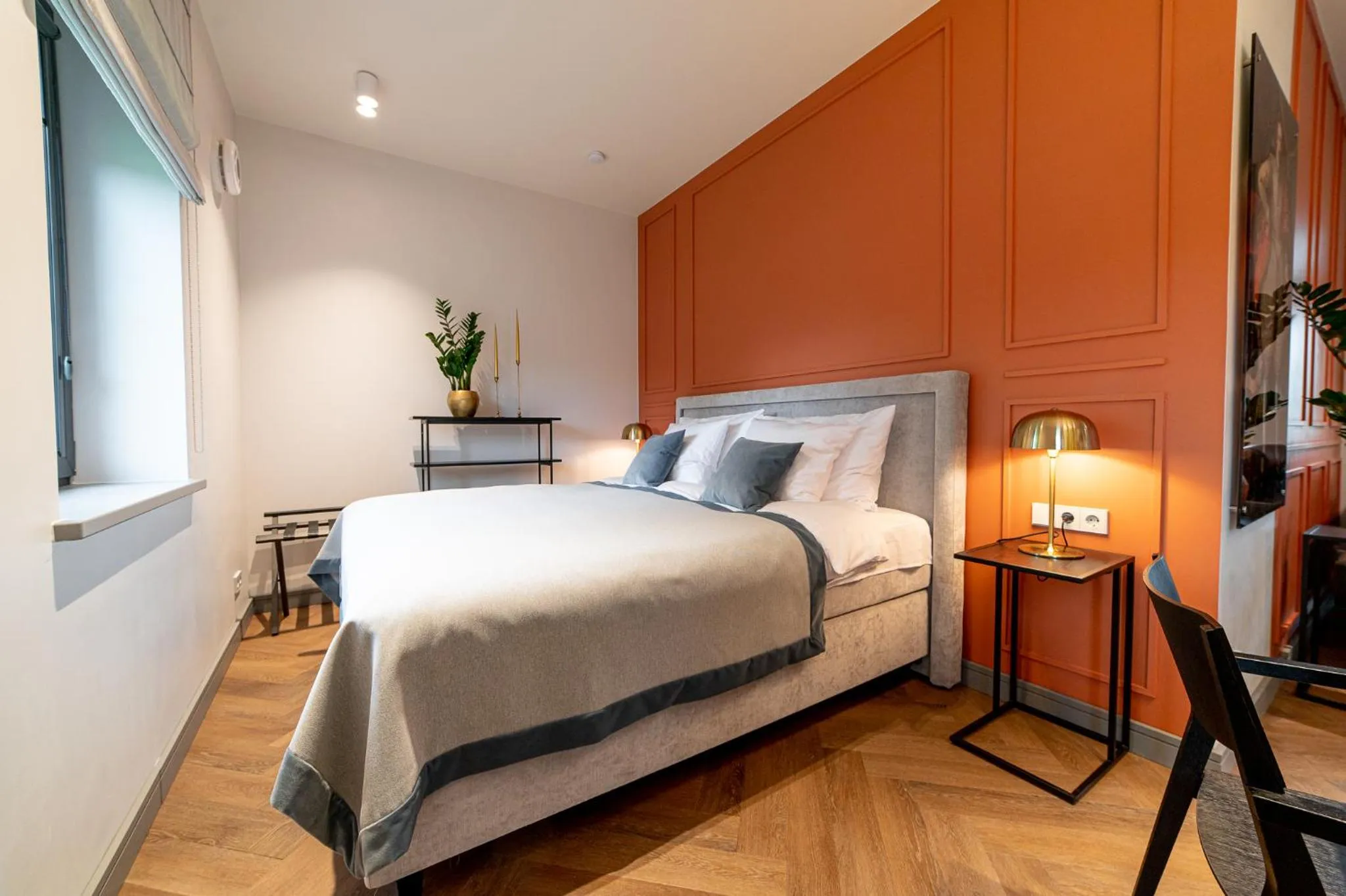 Bed in Hotel Gothards