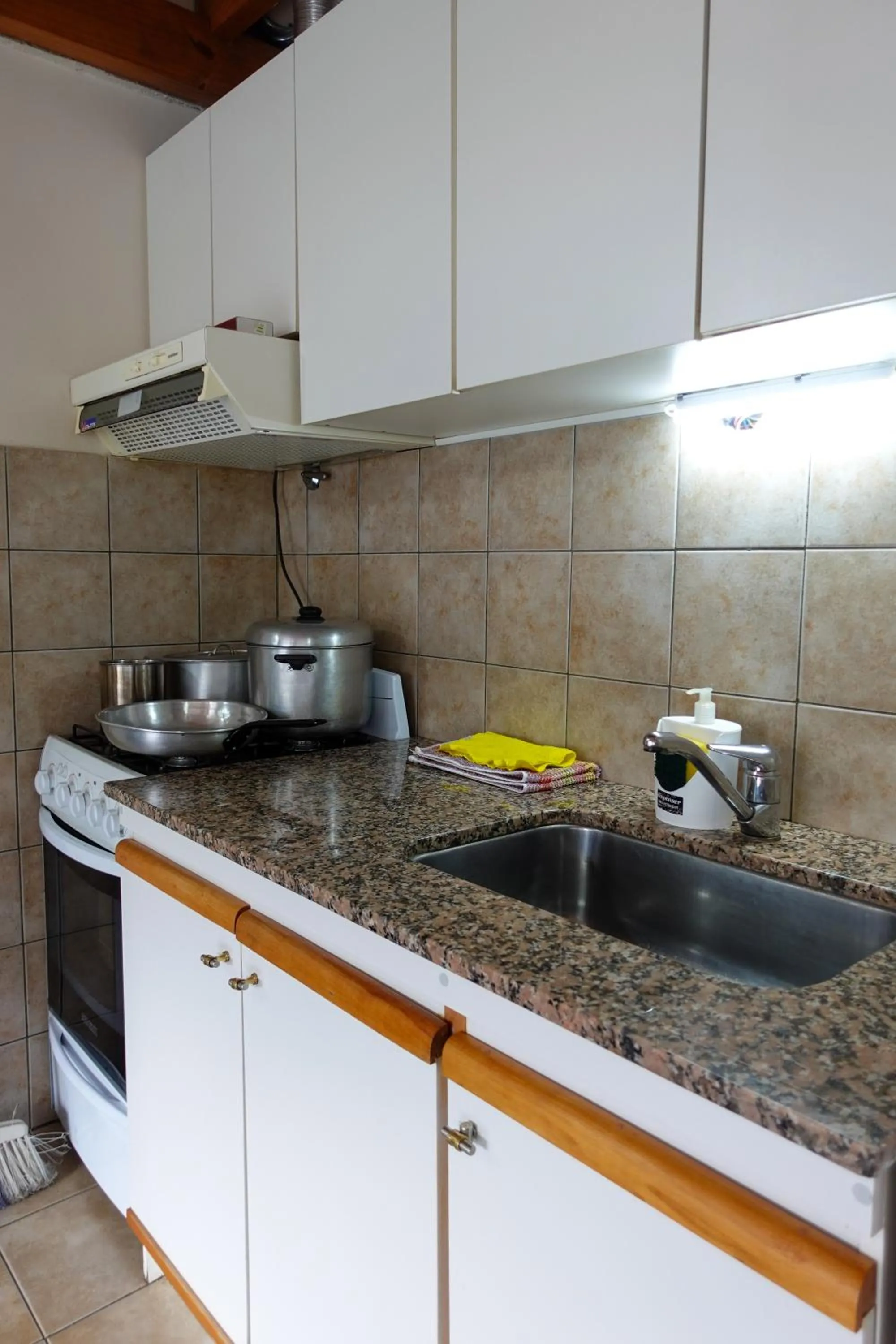 Kitchen or kitchenette in Choconcito Apart Hotel