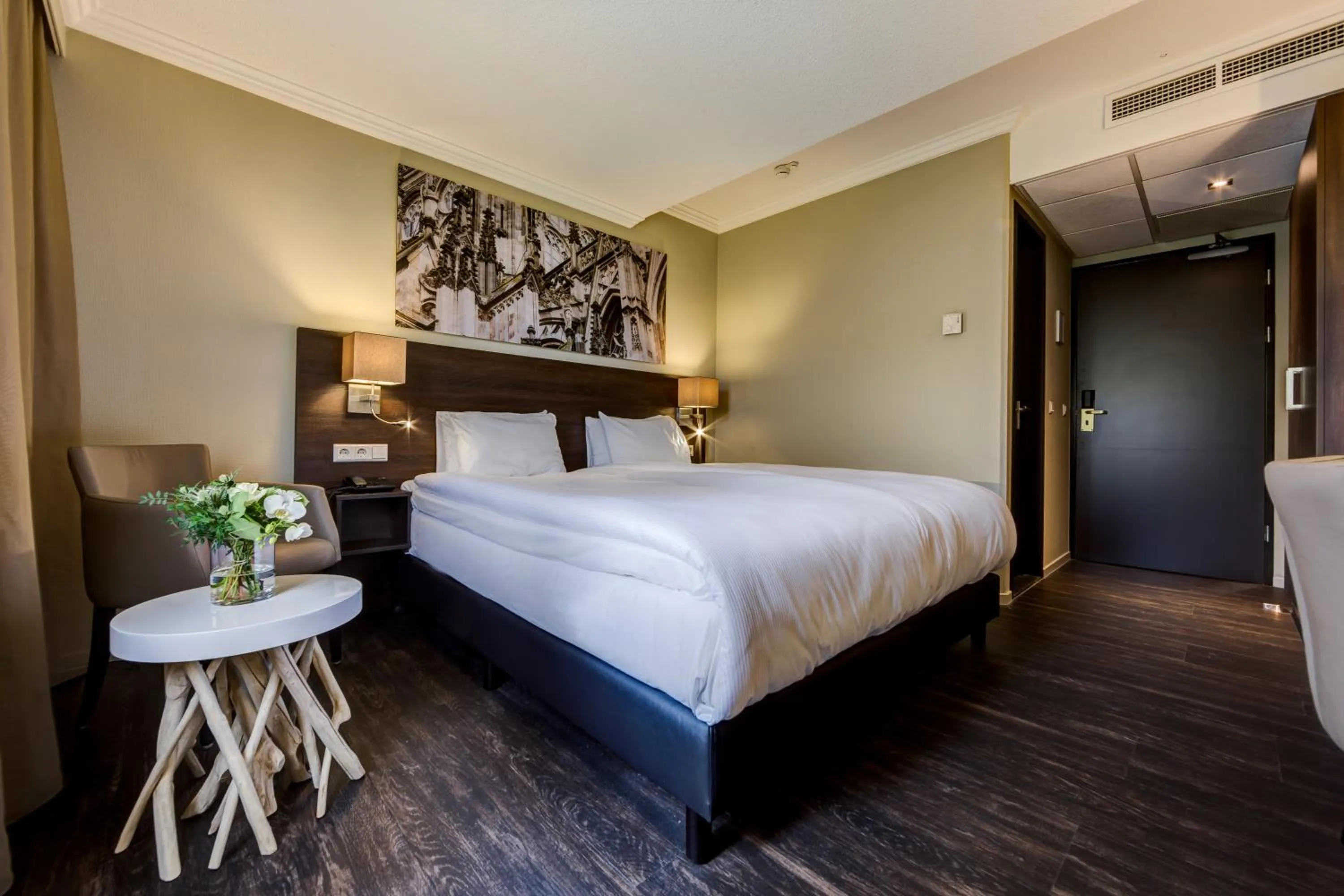 Bedroom, Bed in Fletcher Hotel-Restaurant ‘s-Hertogenbosch