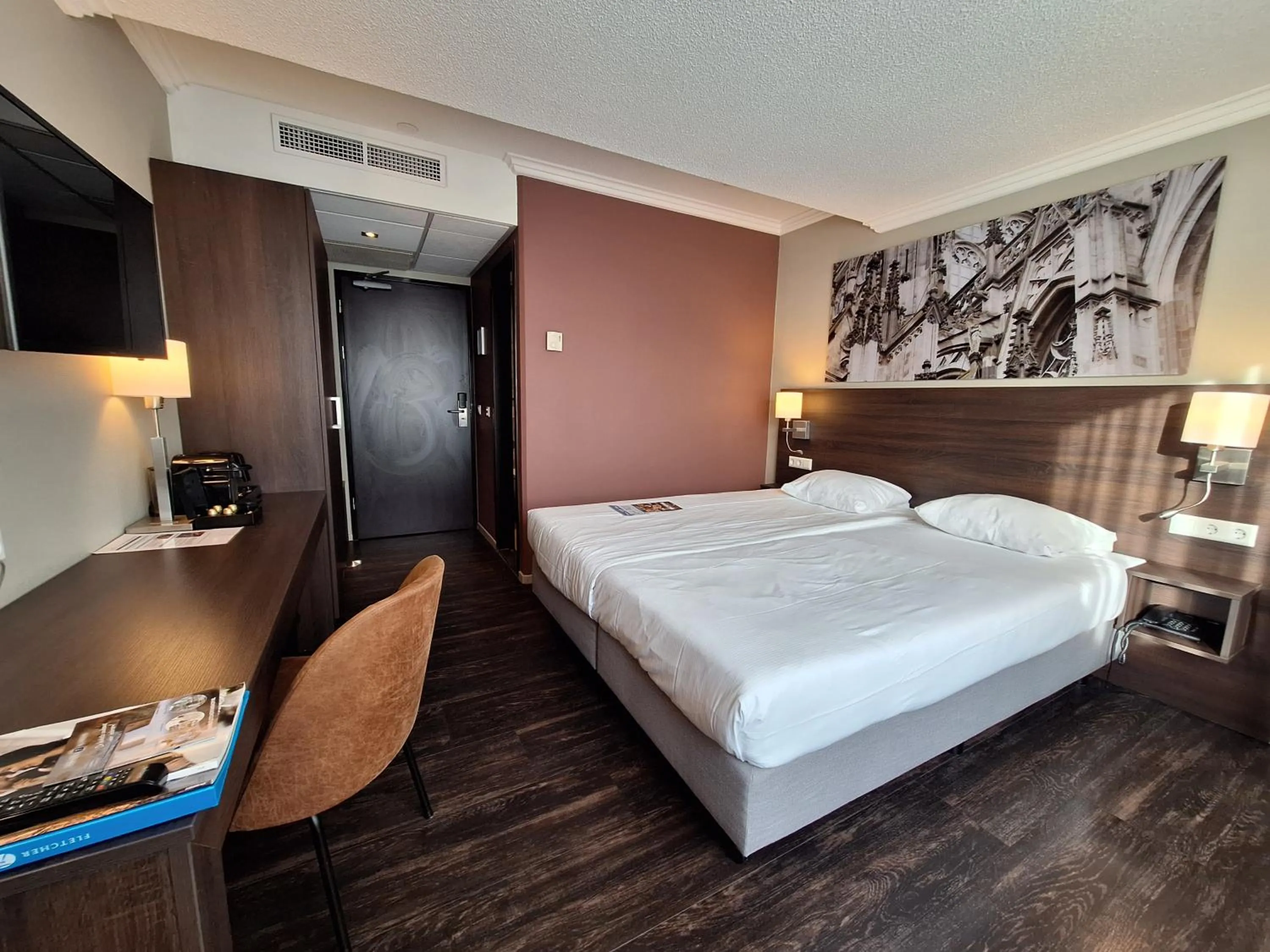 Bedroom, Bed in Fletcher Hotel-Restaurant ‘s-Hertogenbosch