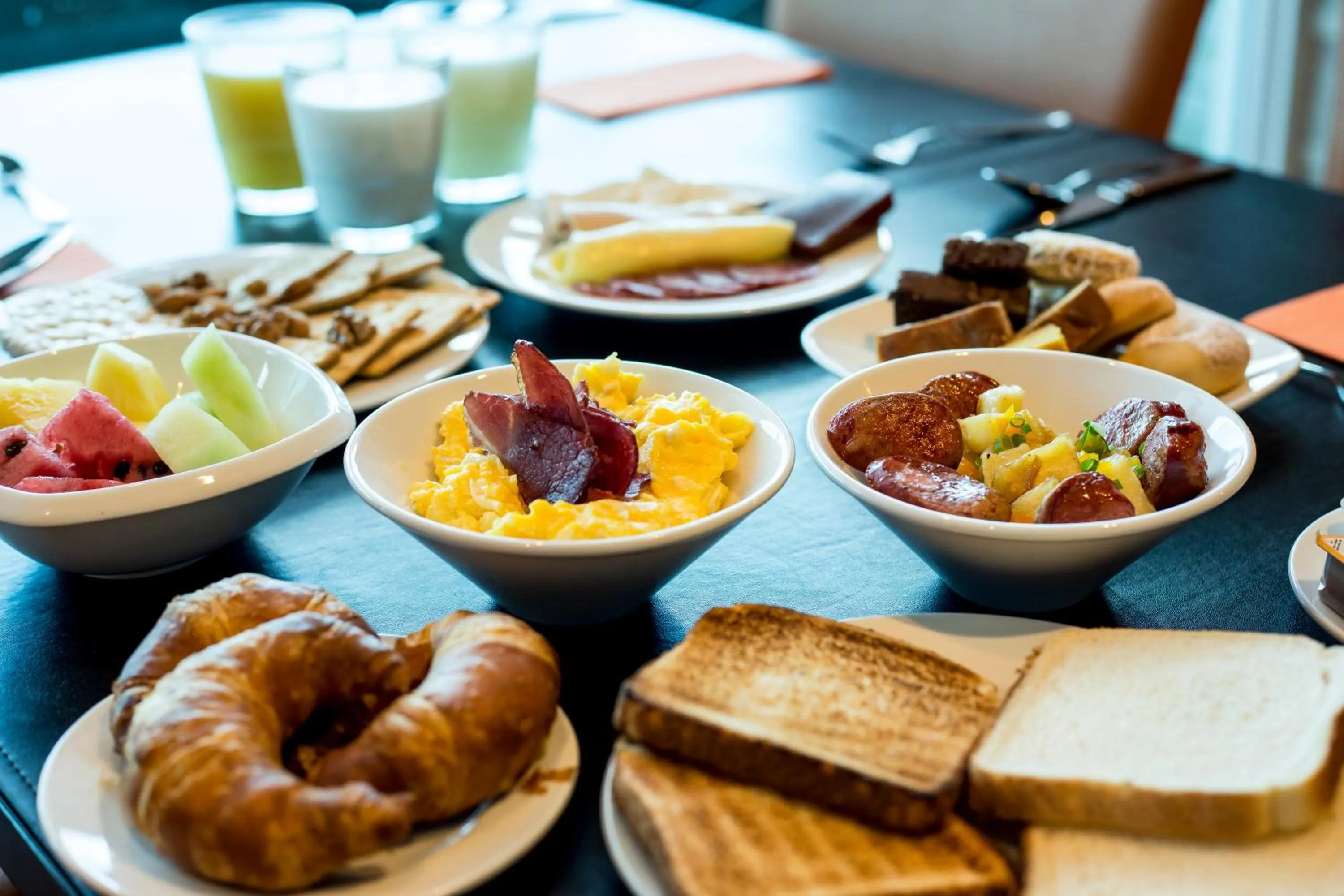 American breakfast in Wyndham Garden Antofagasta Pettra