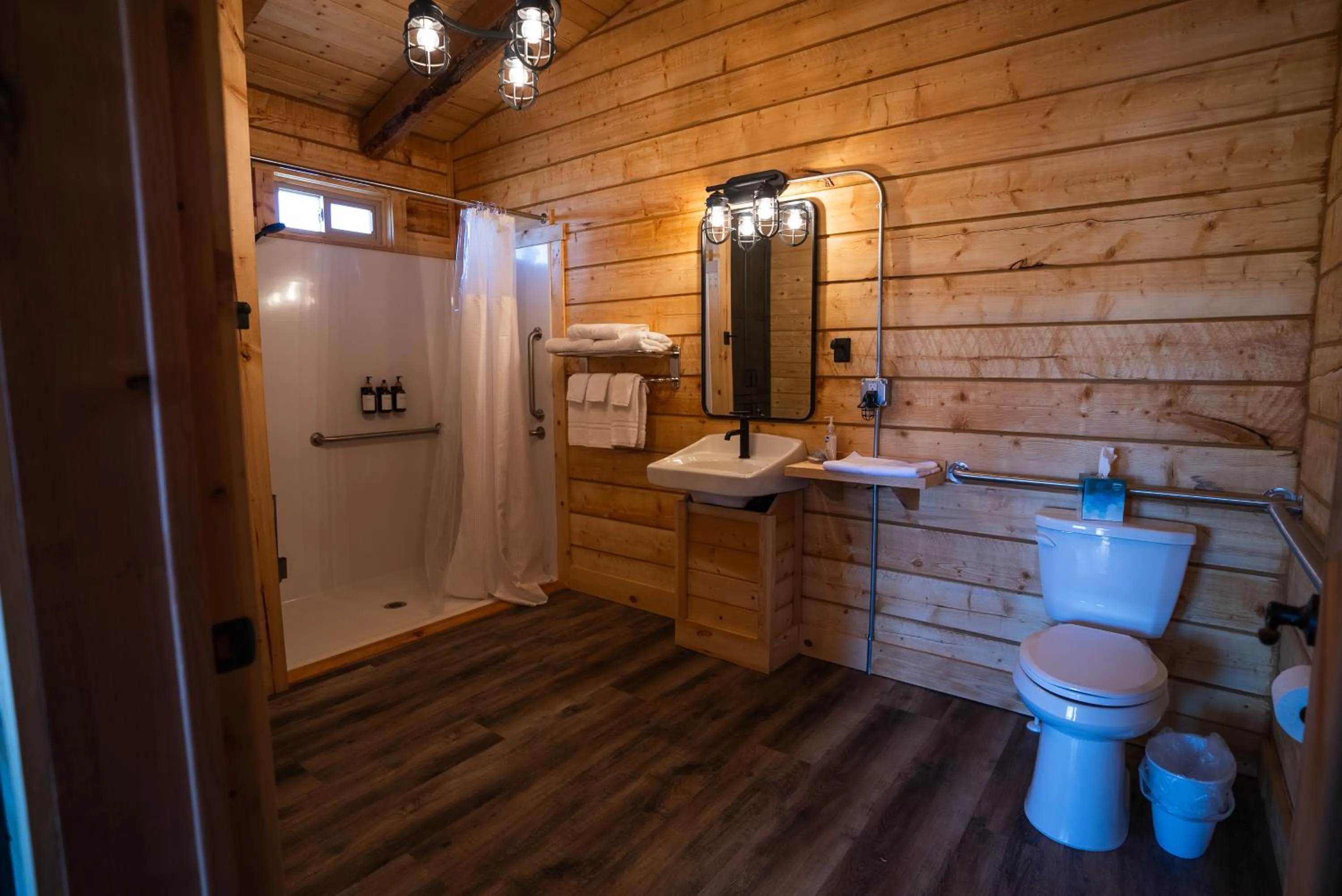 Shower in Muddy Creek Mining Company