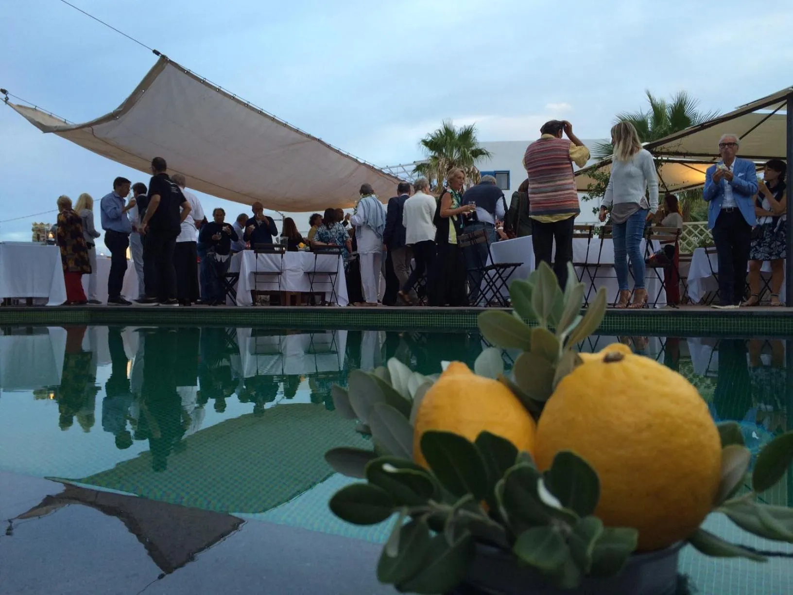 Swimming pool in Il Gabbiano Relais in Stromboli