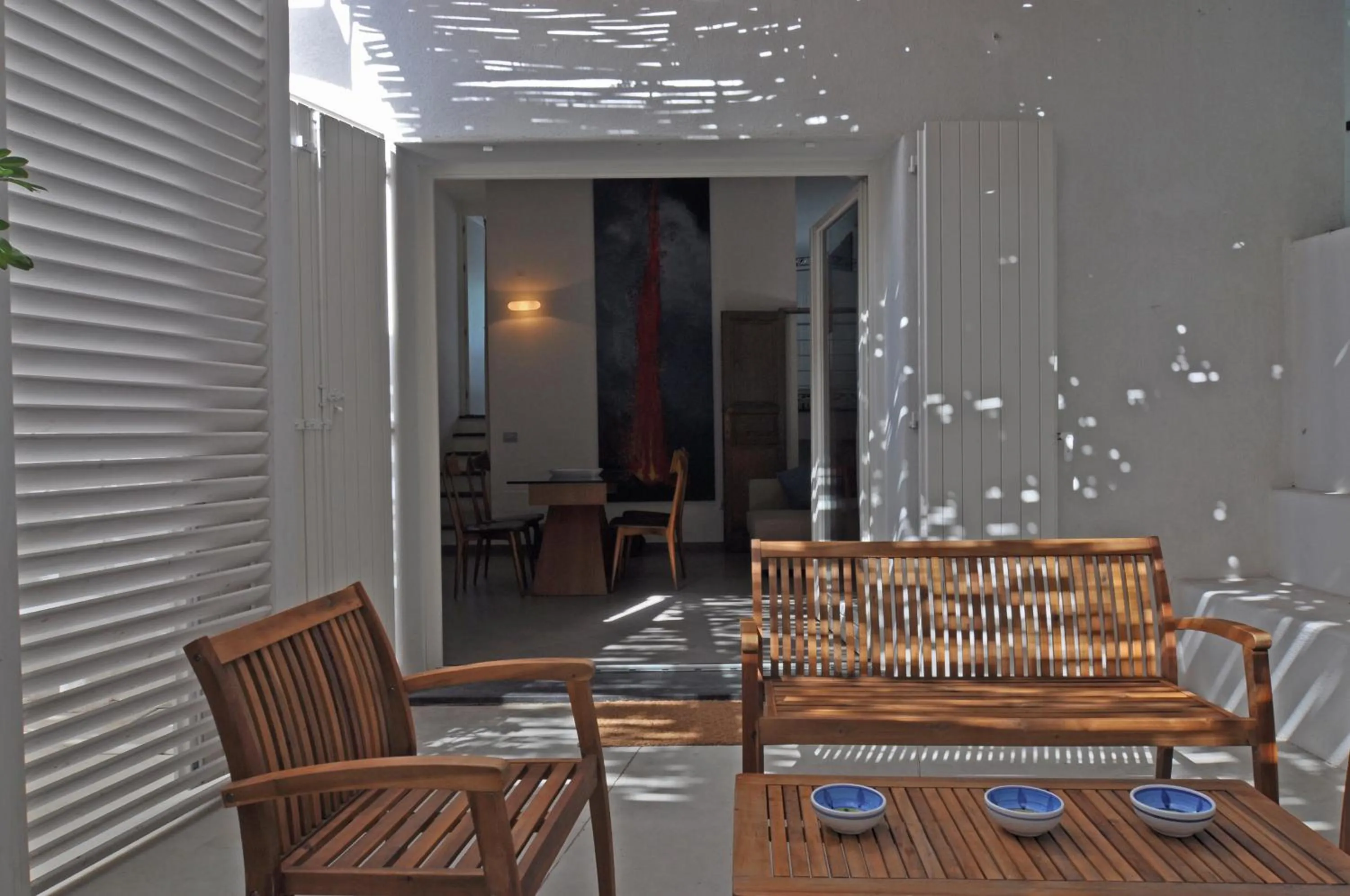 Patio in Il Gabbiano Relais in Stromboli