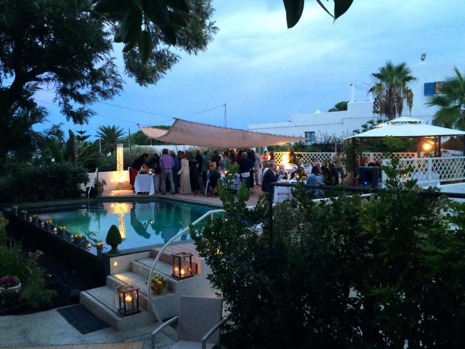 Swimming pool in Il Gabbiano Relais in Stromboli