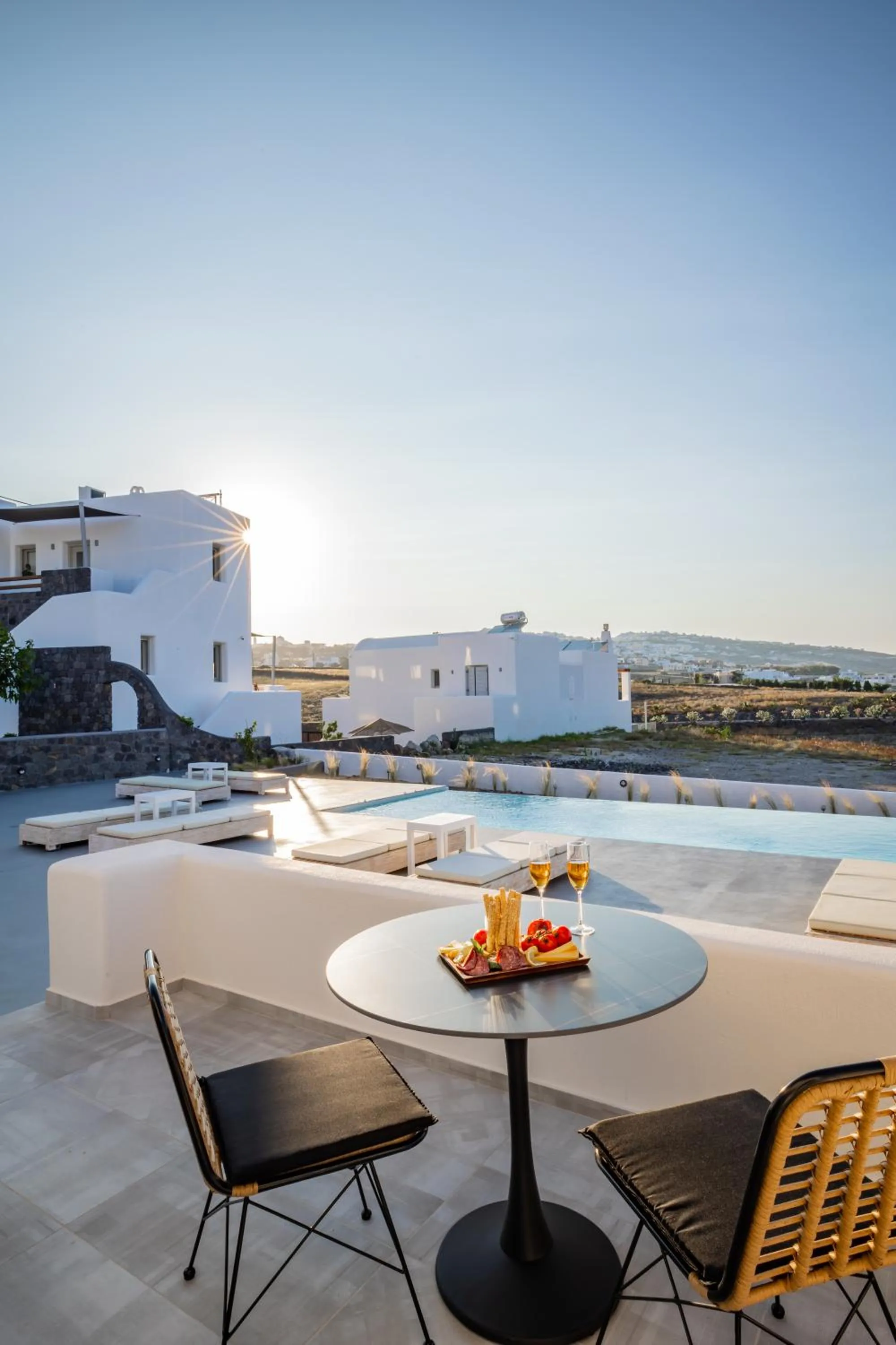Pool view in Bonsai Luxury Suites