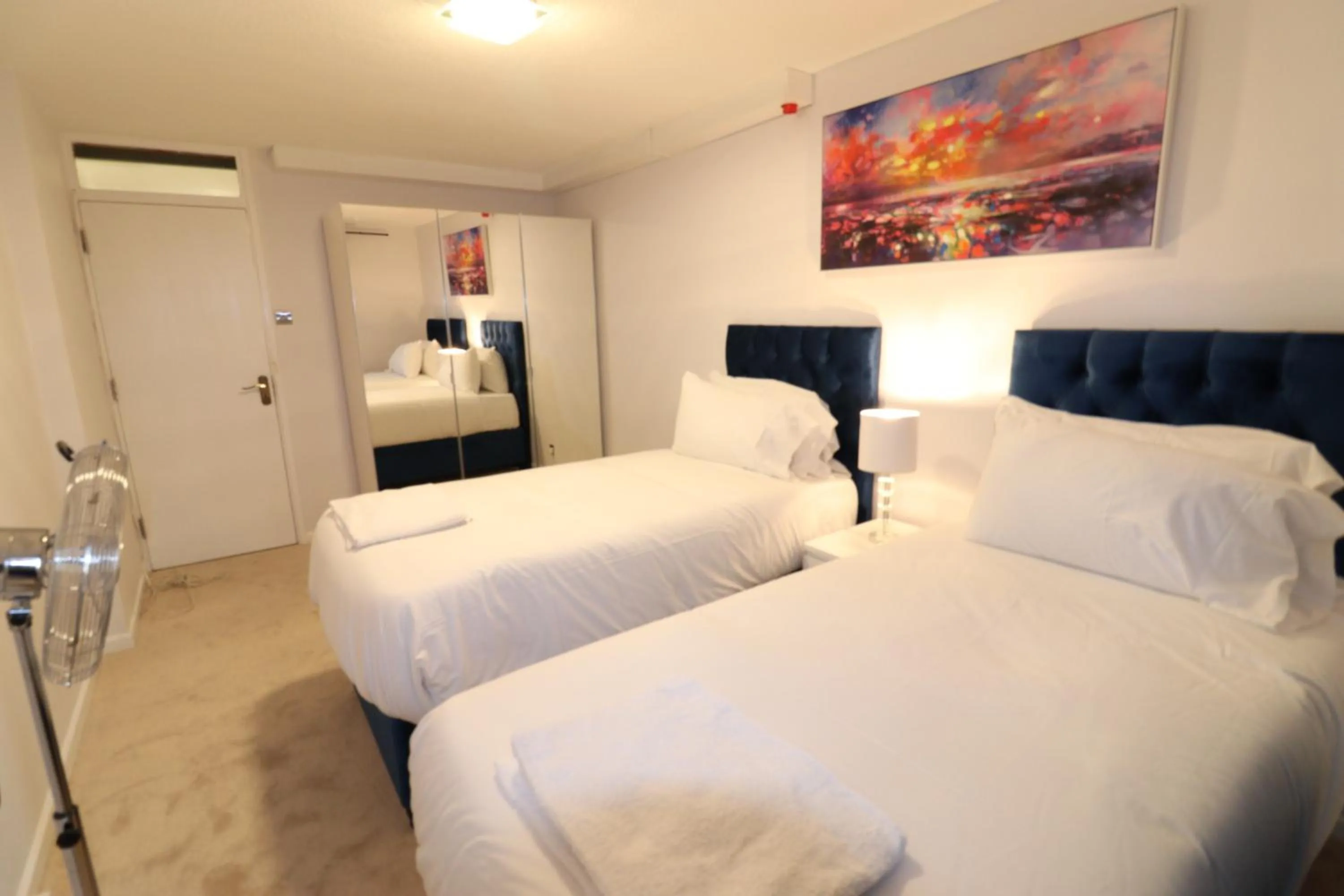 Bedroom, Bed in London Central Modern Apartment Charlton