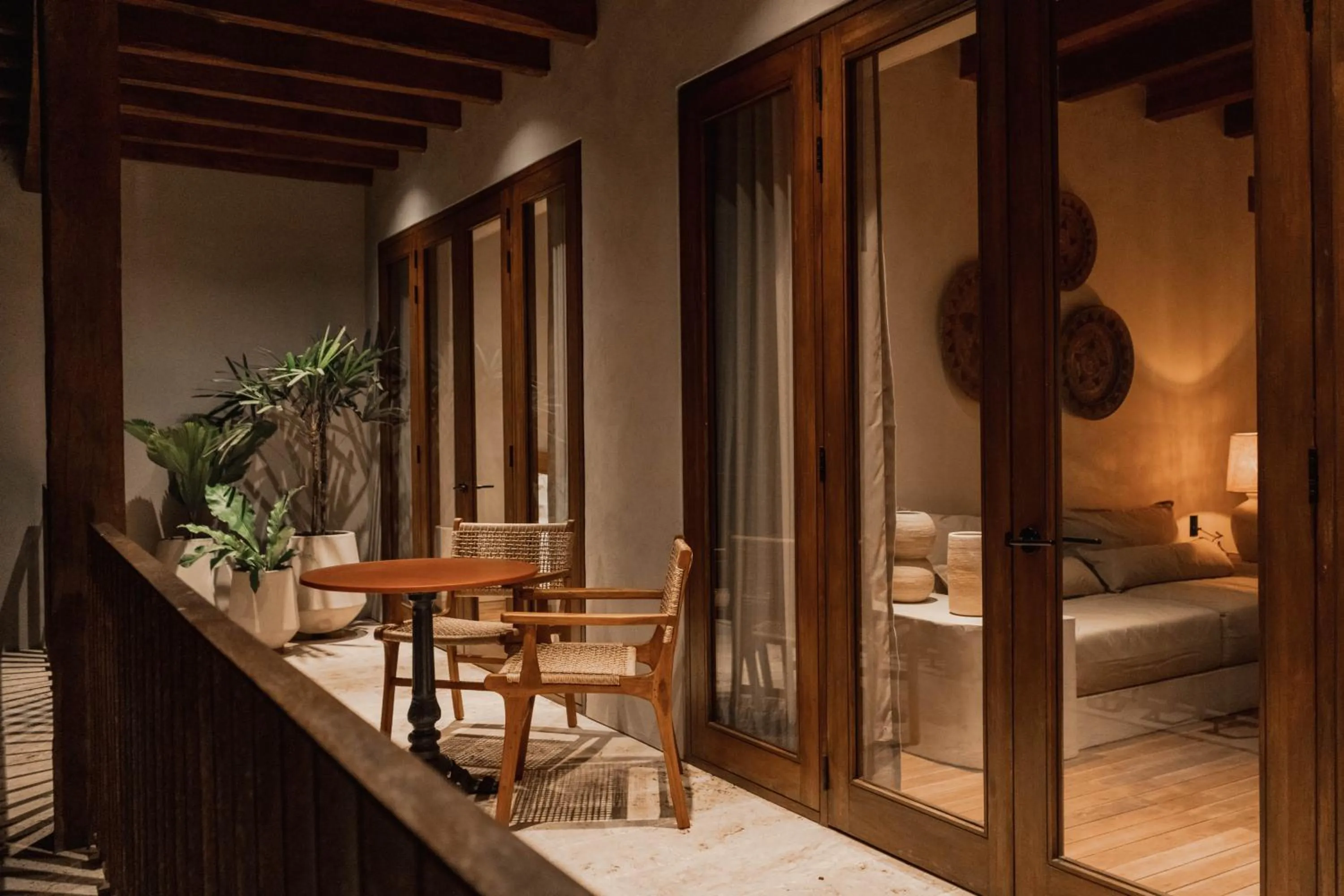 Balcony/Terrace, Bed in Makani Luxury Cartagena