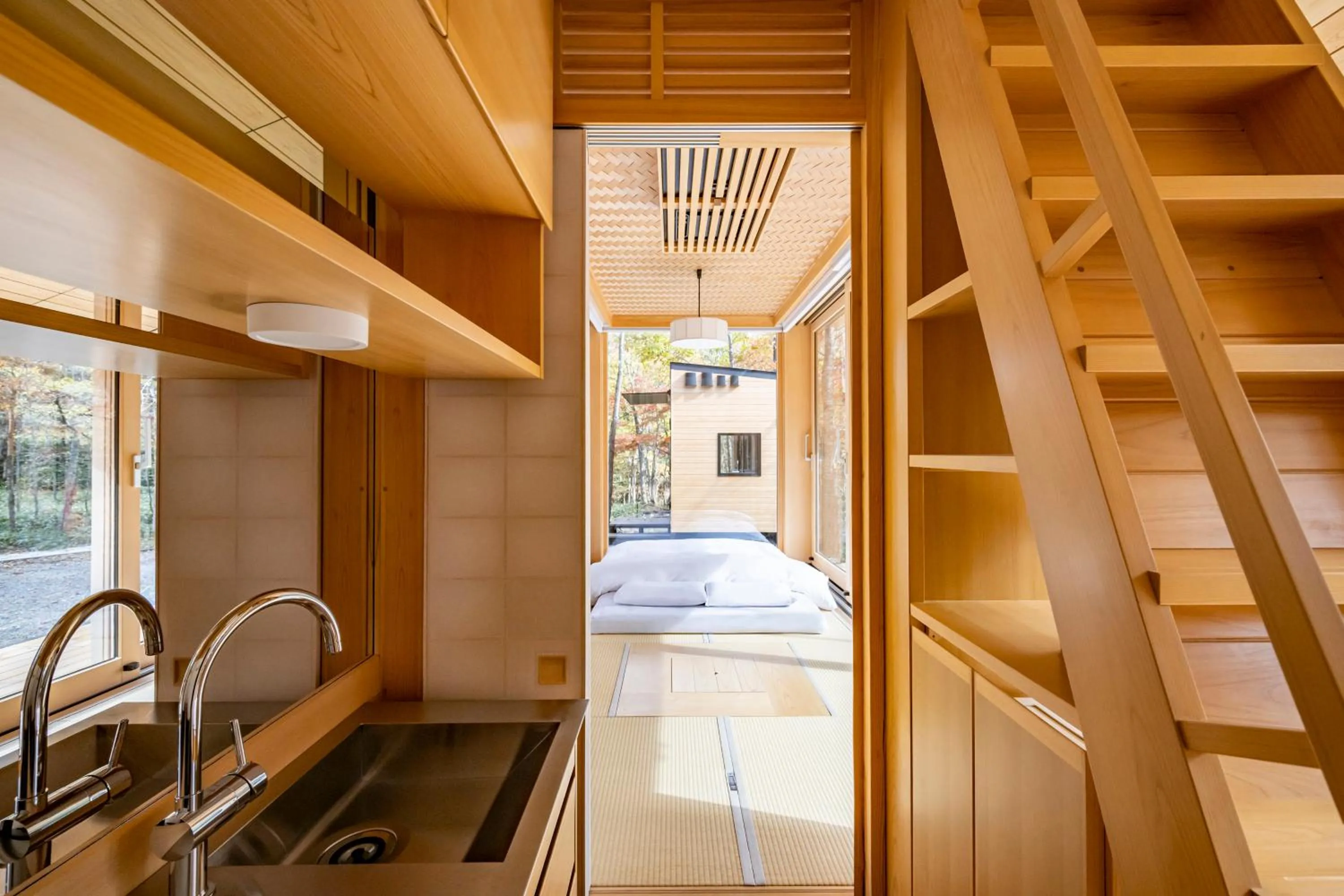 kitchen in Moving Inn Tokachi Kitanomori