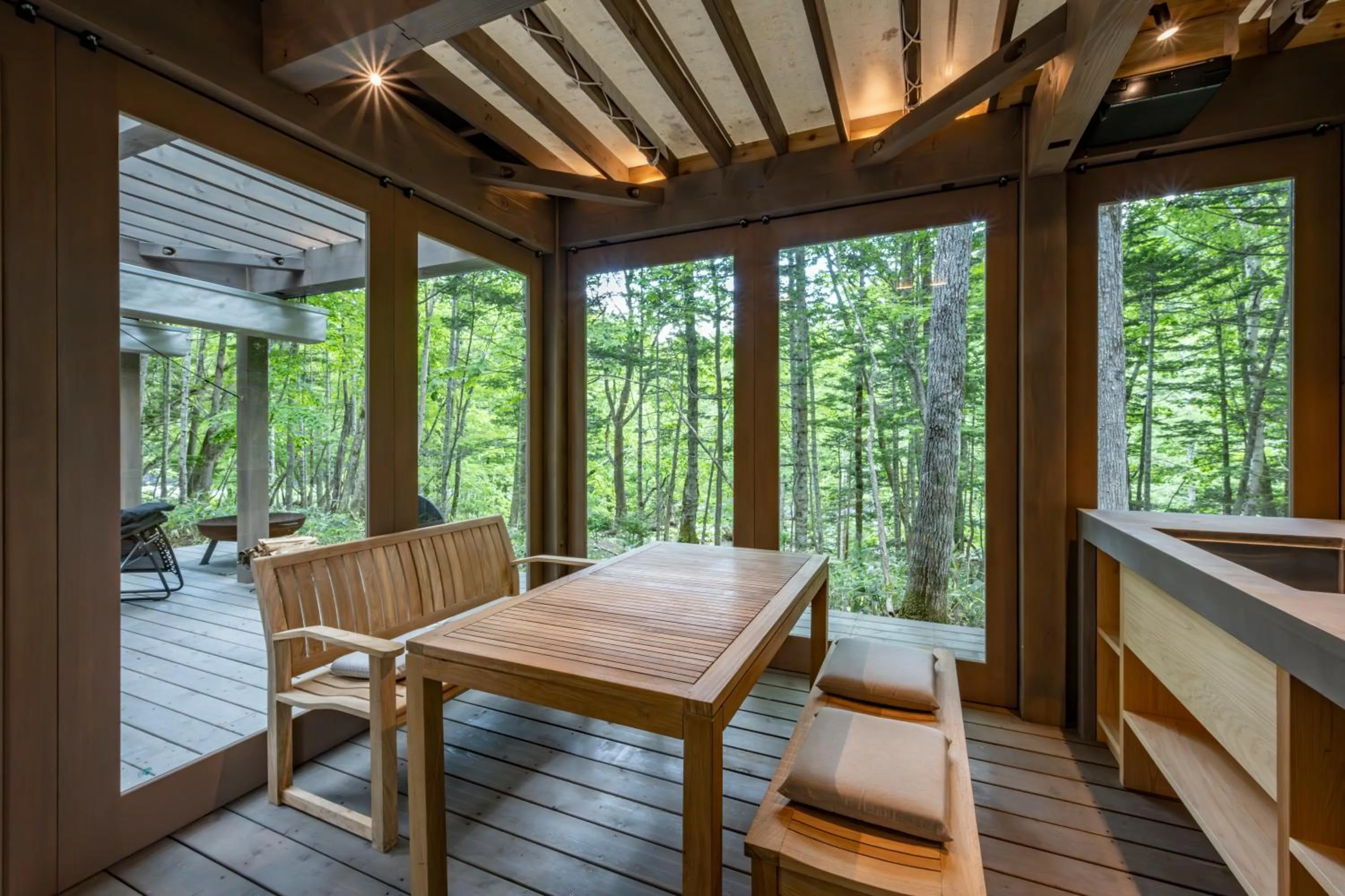 Natural landscape in Moving Inn Tokachi Kitanomori