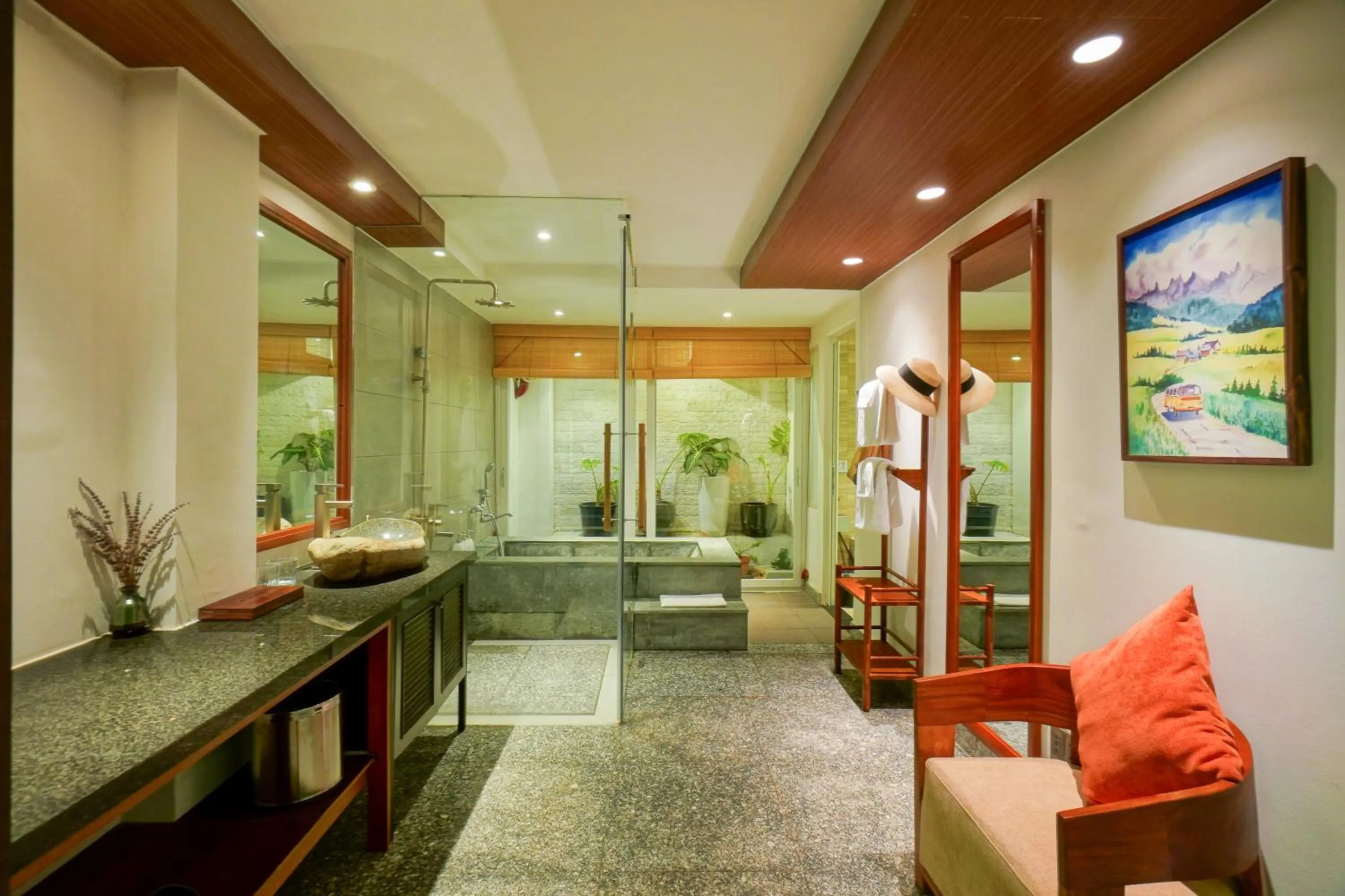 Bathroom in Nexus House Lang Bao Chi