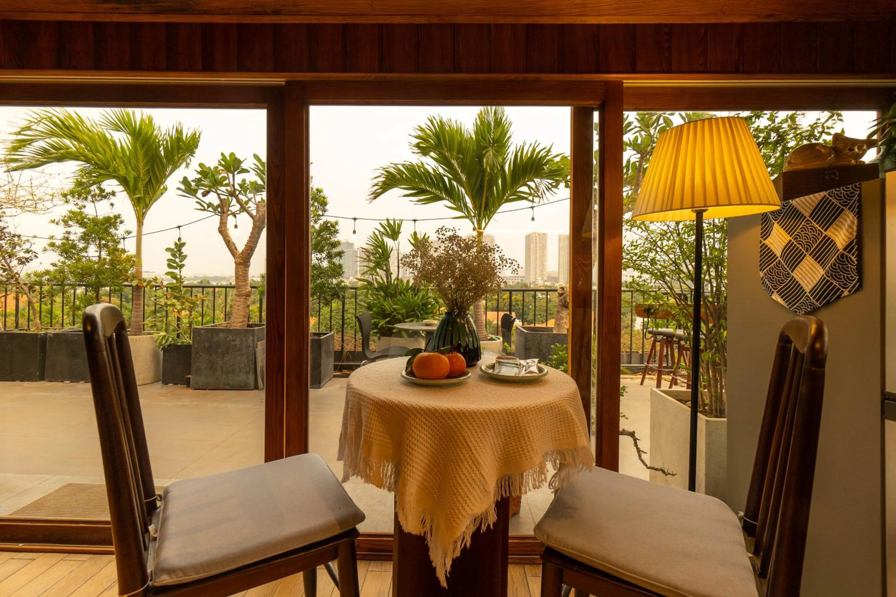 View (from property/room) in Nexus House Lang Bao Chi