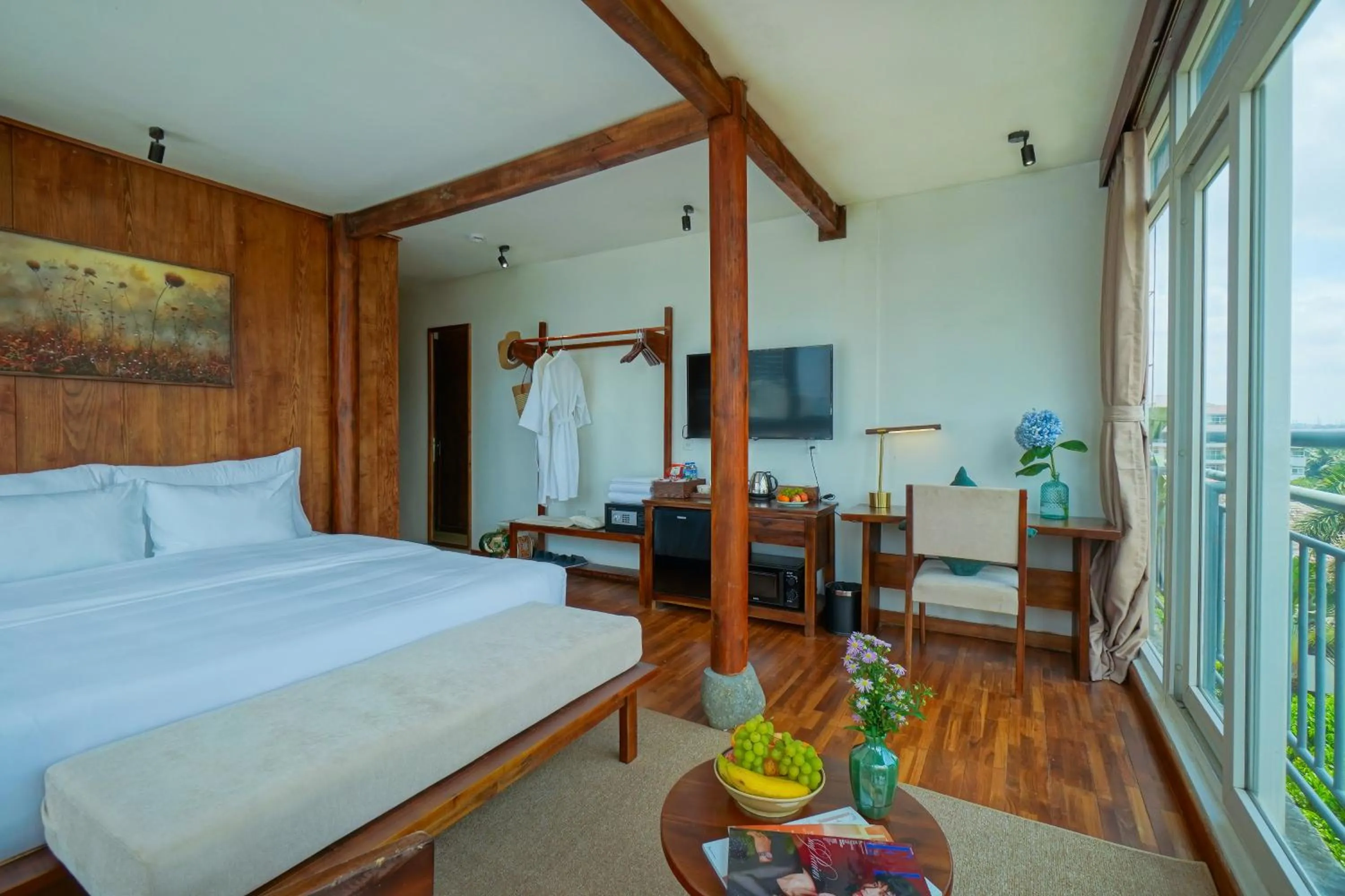 Bed in Nexus House Lang Bao Chi