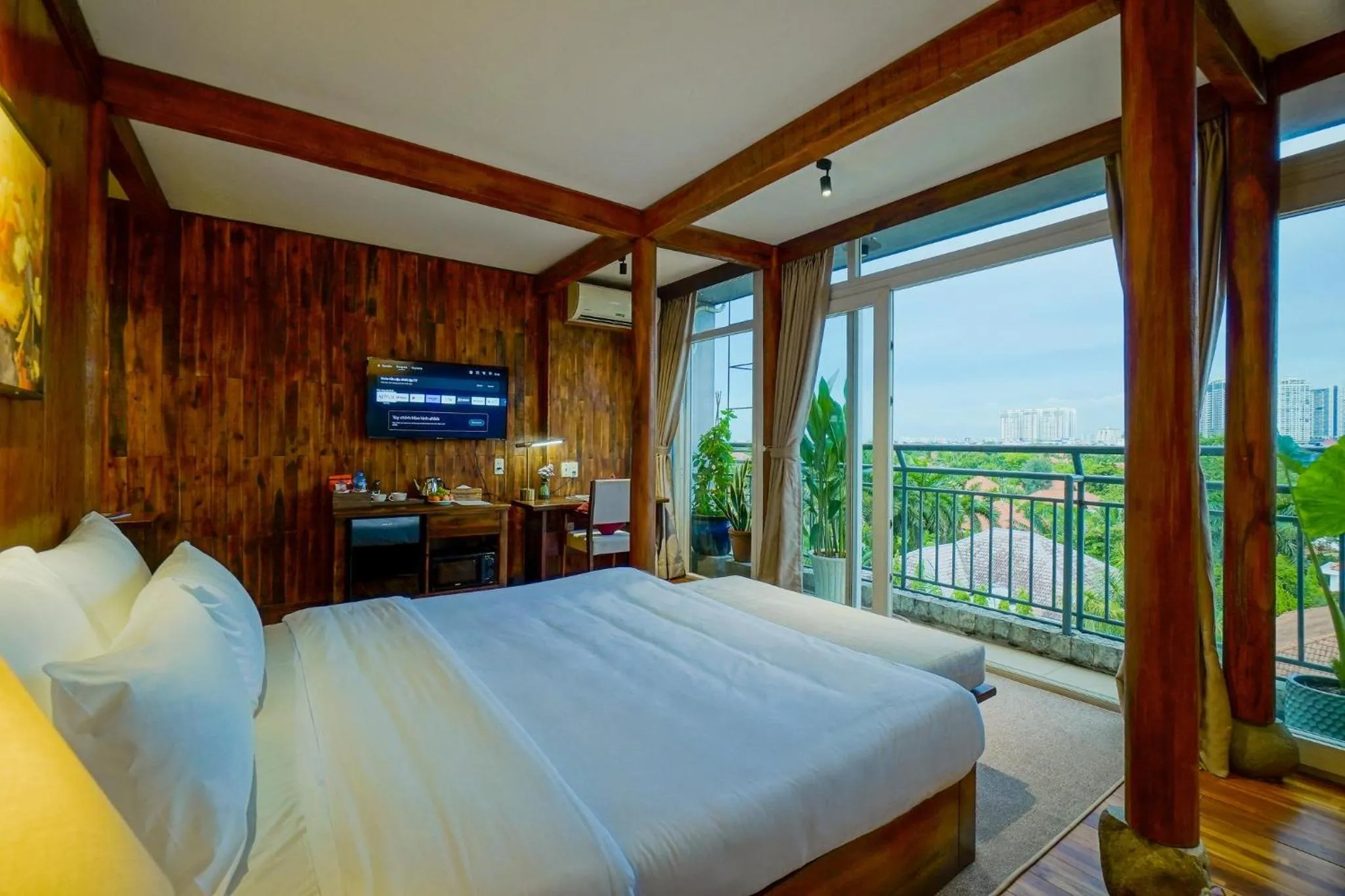 Bed in Nexus House Lang Bao Chi