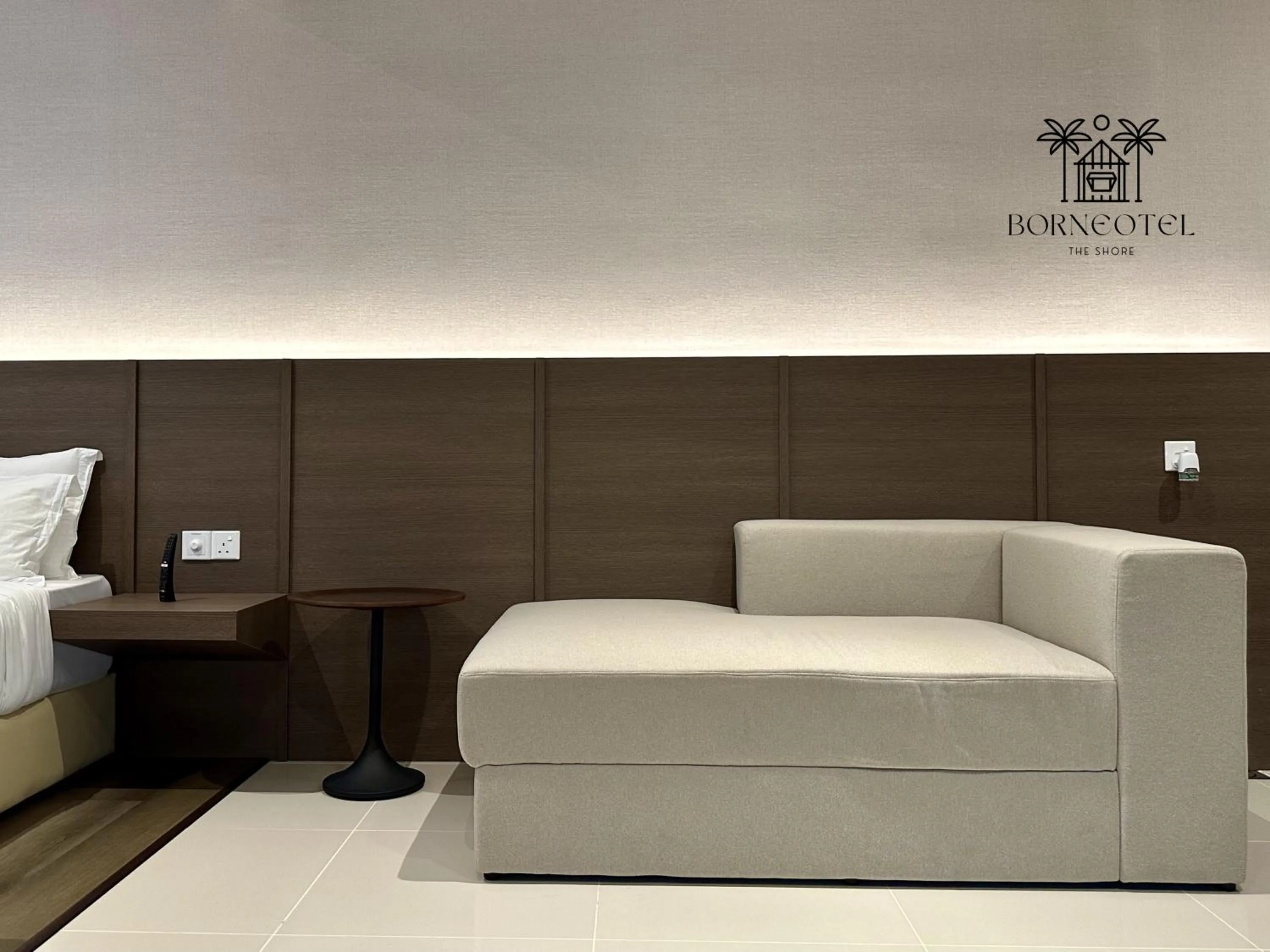 Seating area in Borneotel The Shore KK by CHG