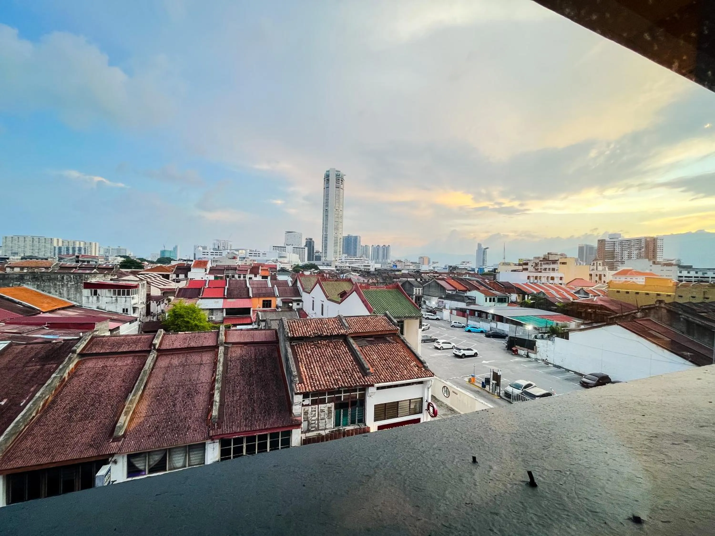 City view in Sleep Box Penang