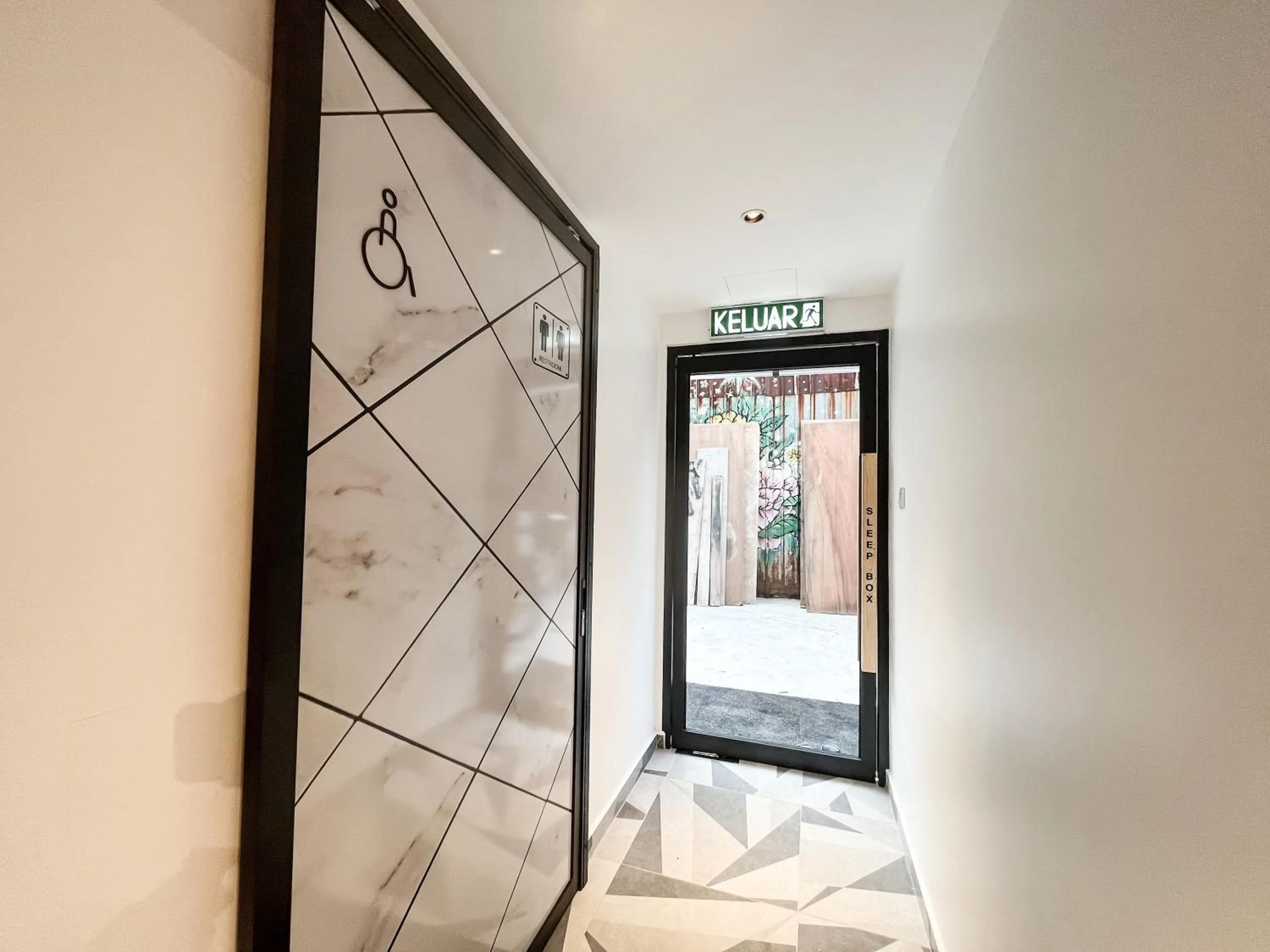 Bathroom in Sleep Box Penang