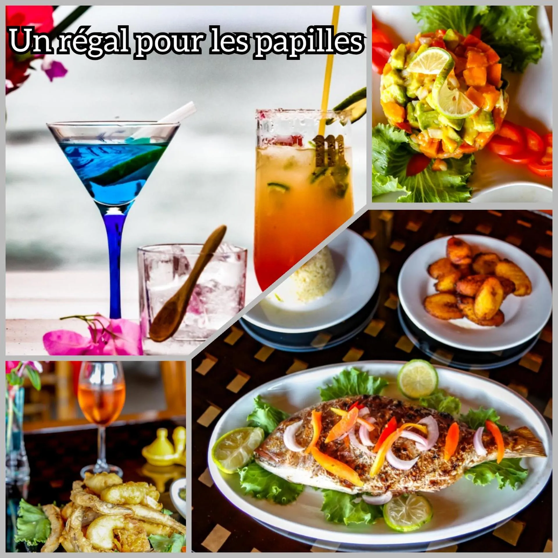 Food and drinks in Hotel Robinson Plage