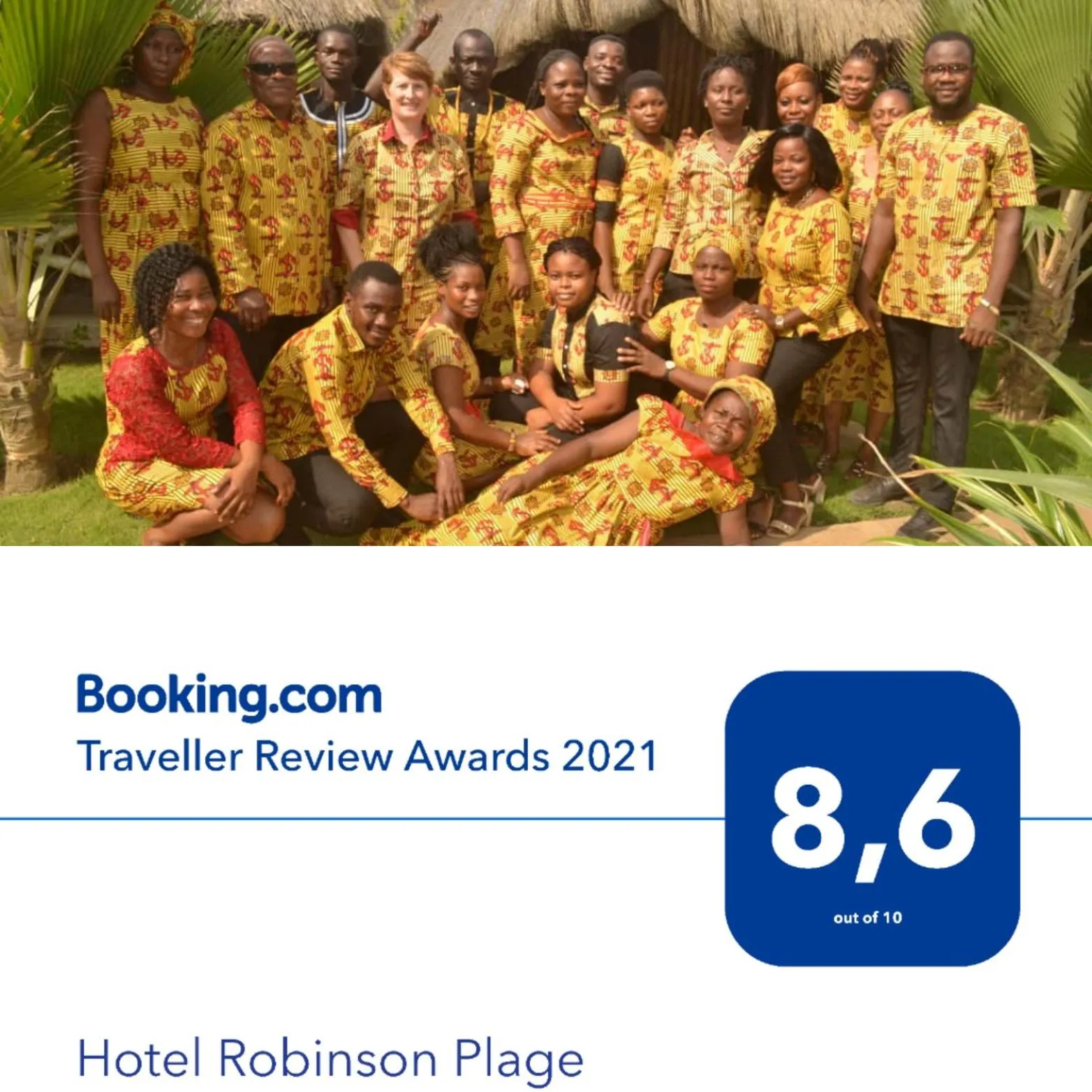 Certificate/Award in Hotel Robinson Plage