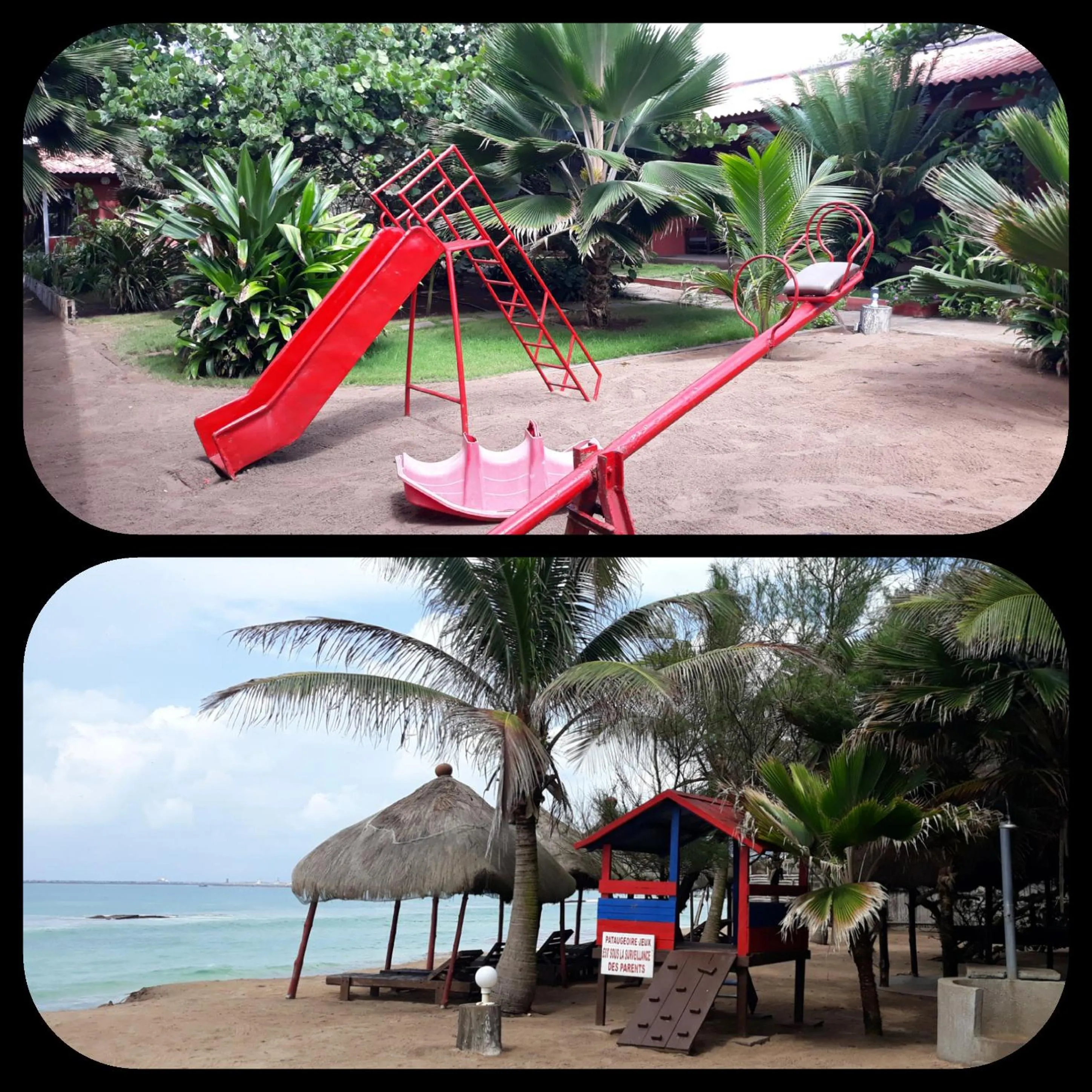 Children play ground in Hotel Robinson Plage
