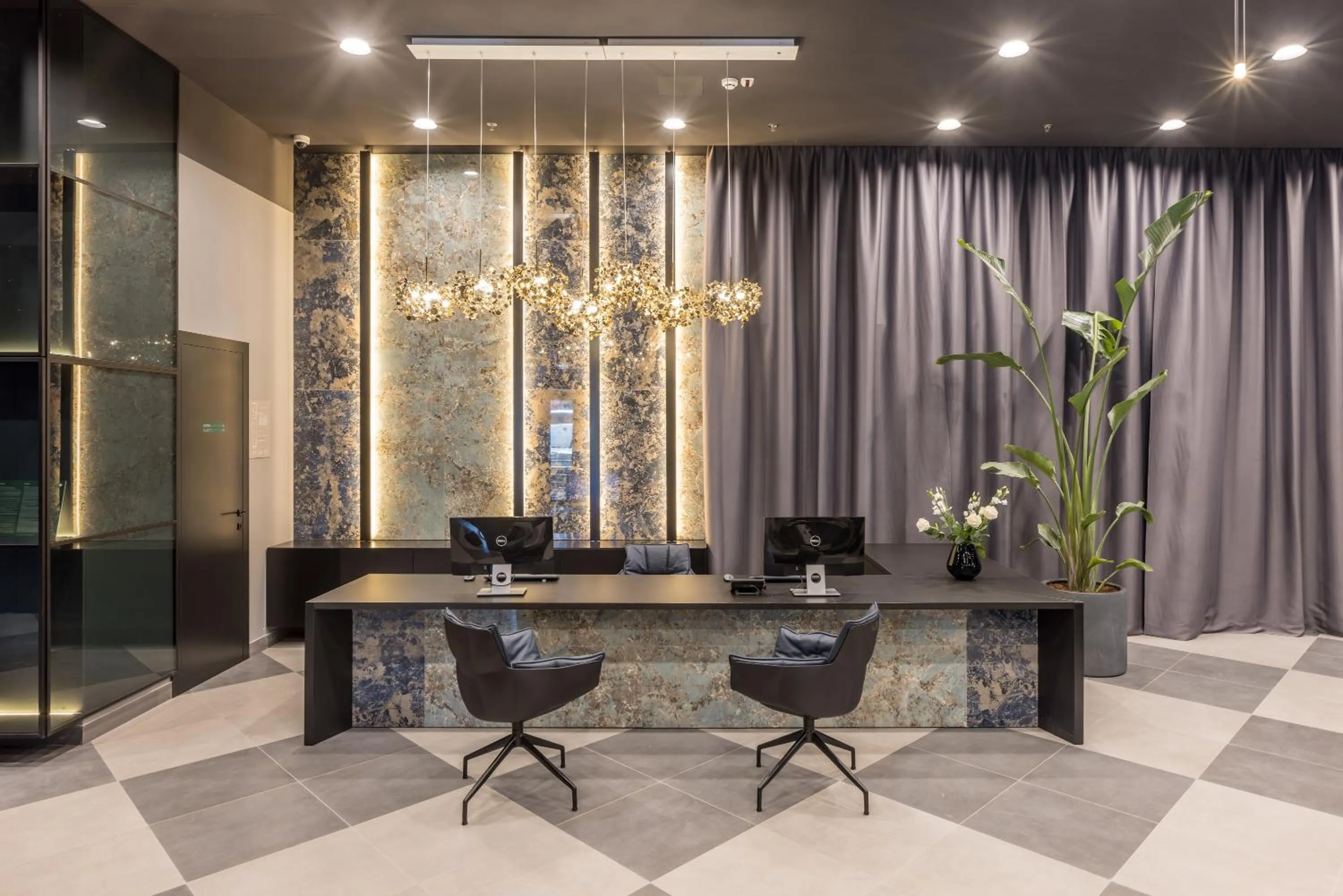 Lobby or reception in Cora Hotel