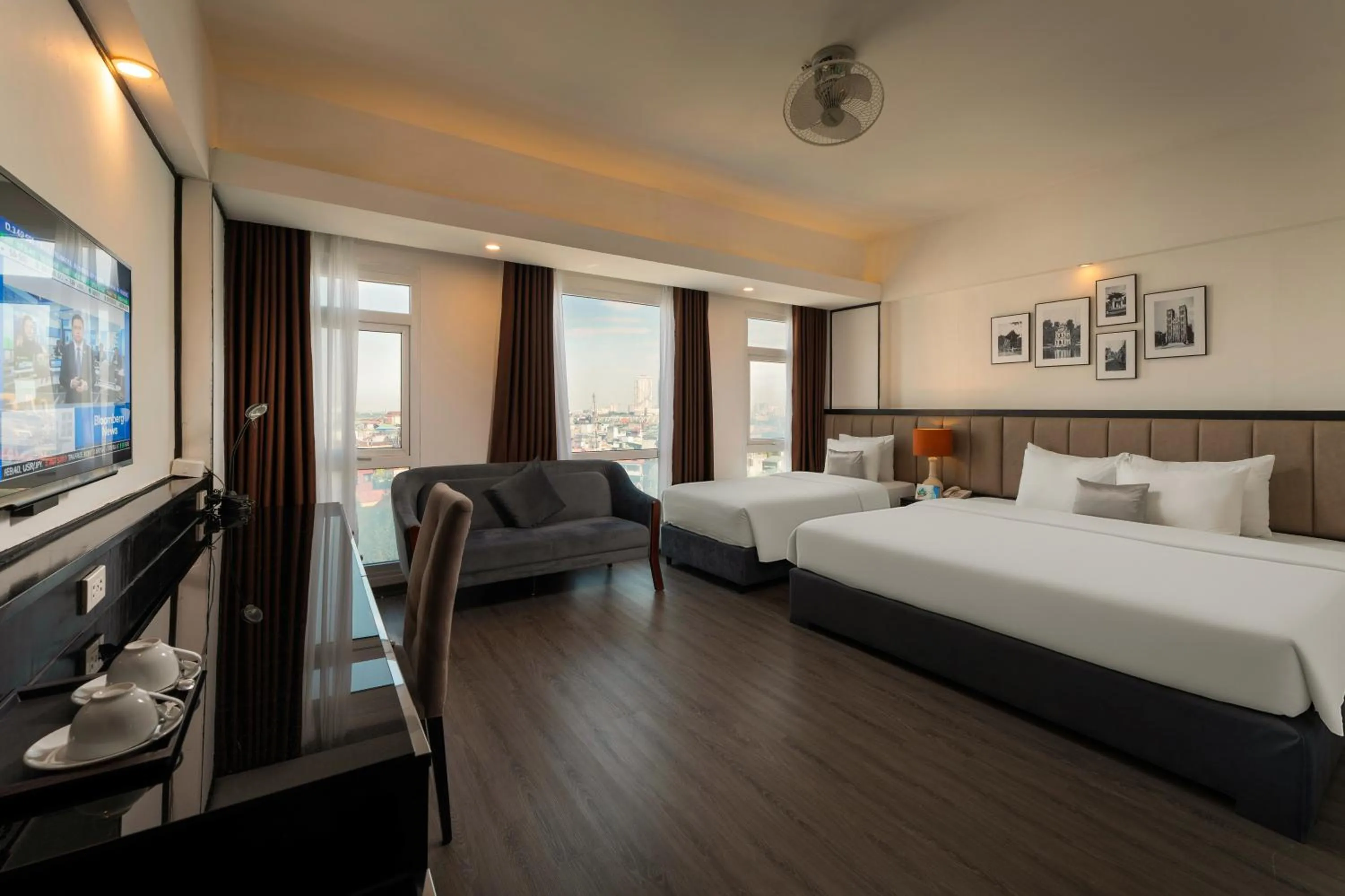 Bed in Ja Cosmo Hotel and Spa