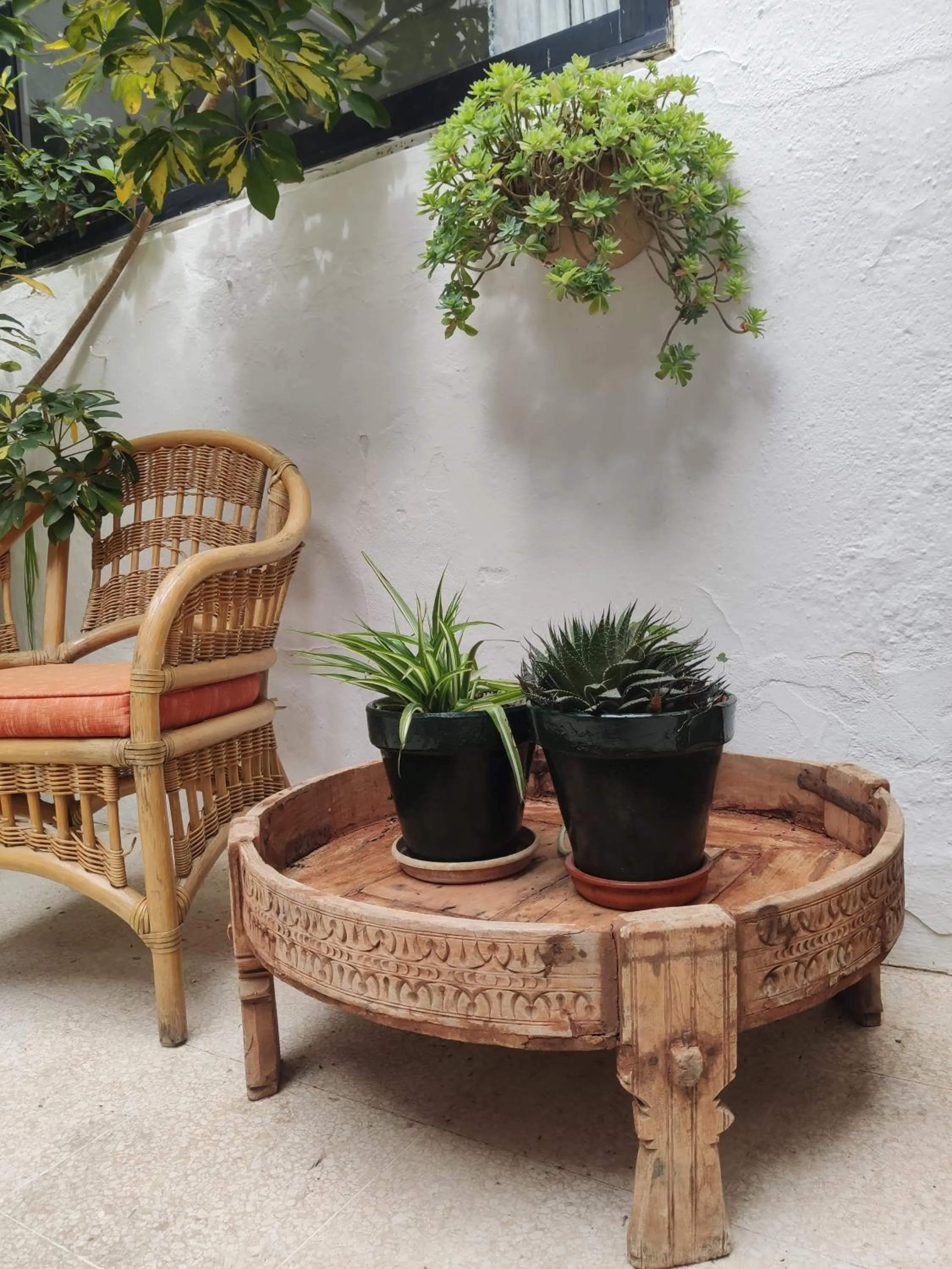 Patio in Hospederia Casa de las Piedras