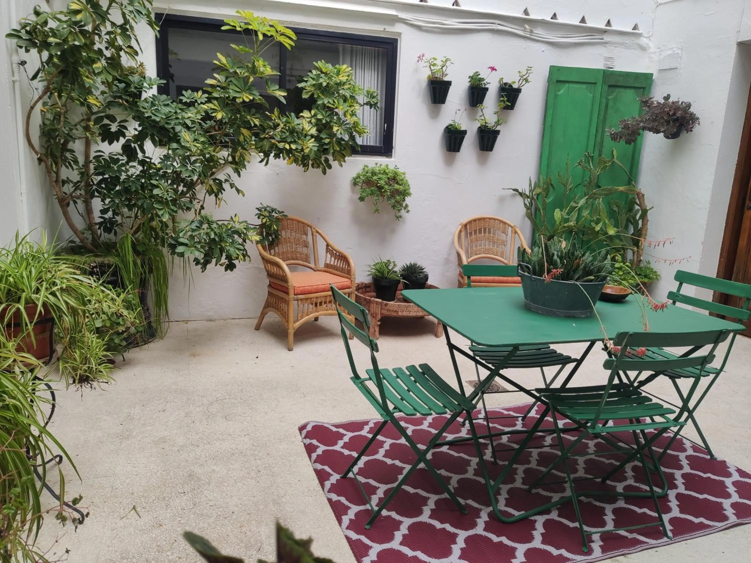 Patio in Hospederia Casa de las Piedras