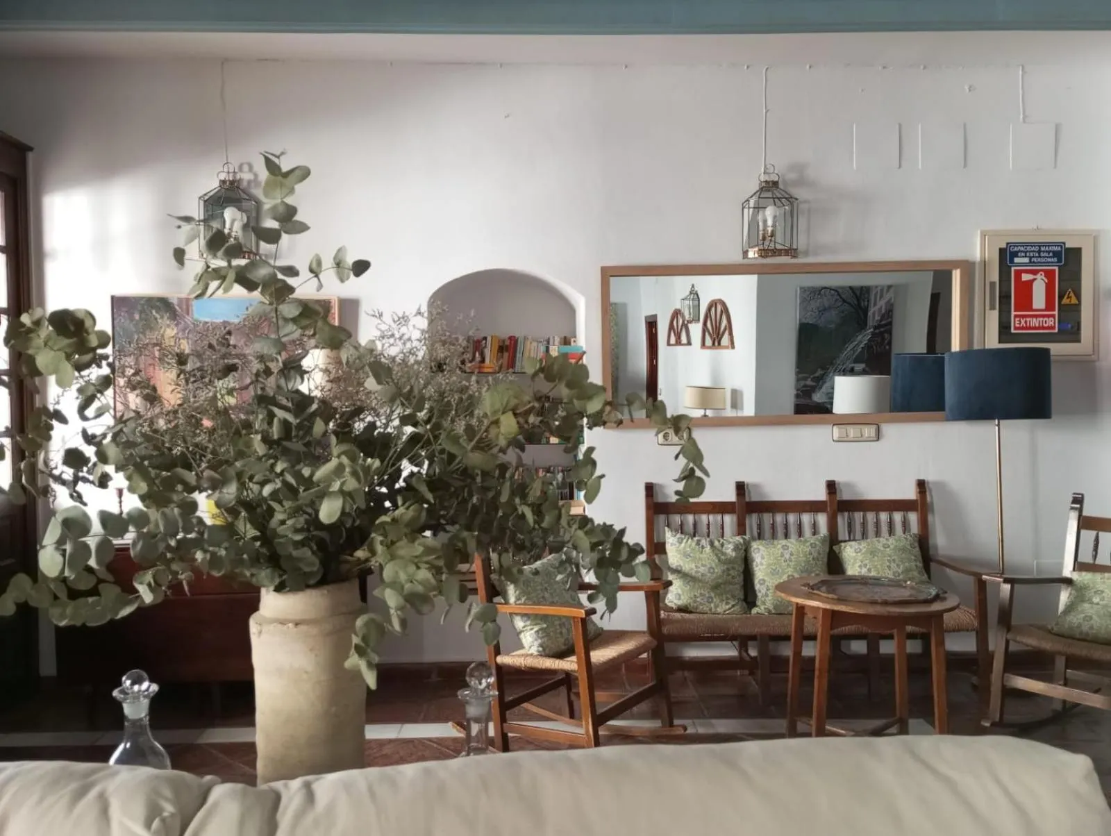 Seating area in Hospederia Casa de las Piedras