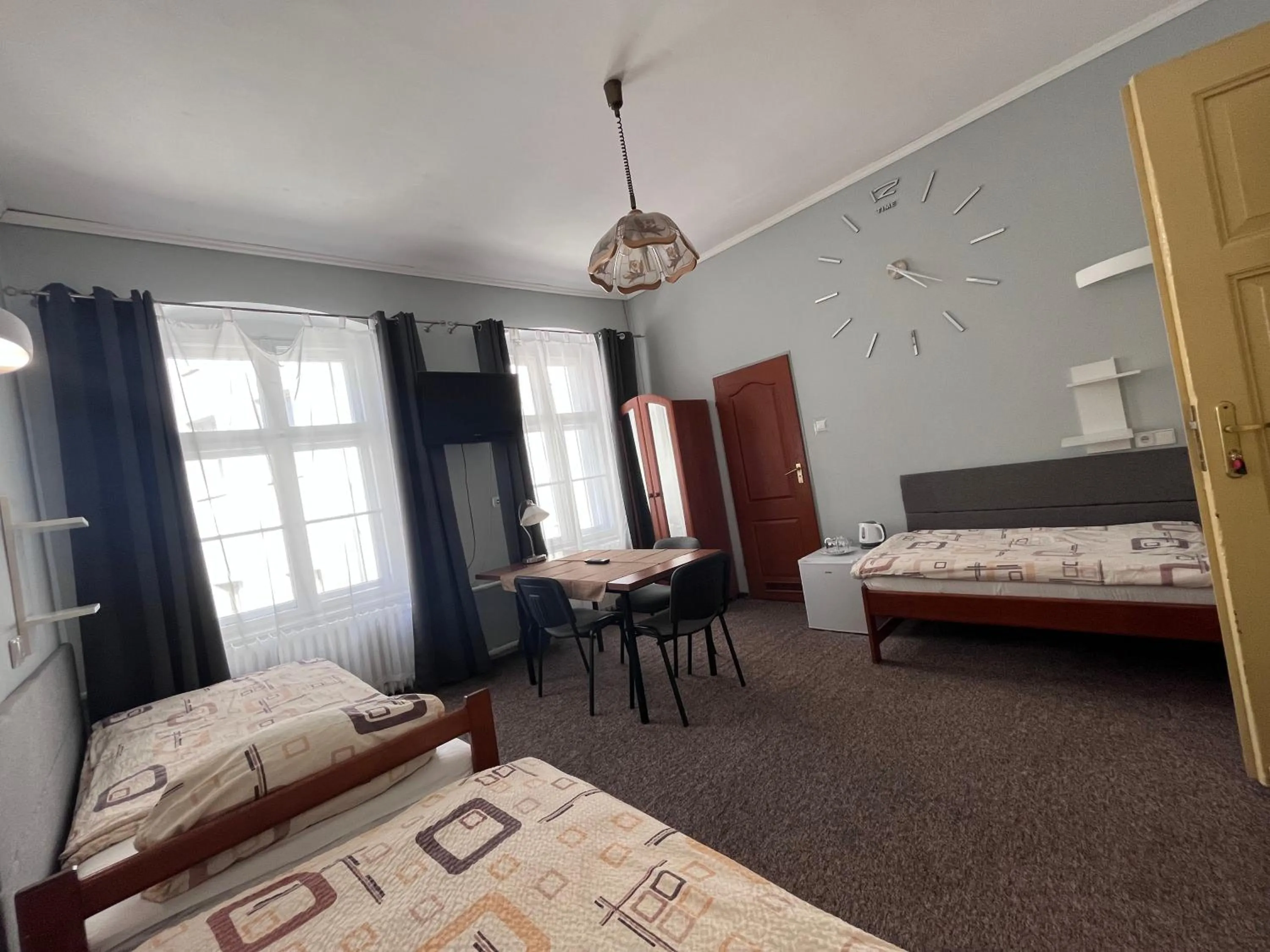 Bed in Hotel Polonia