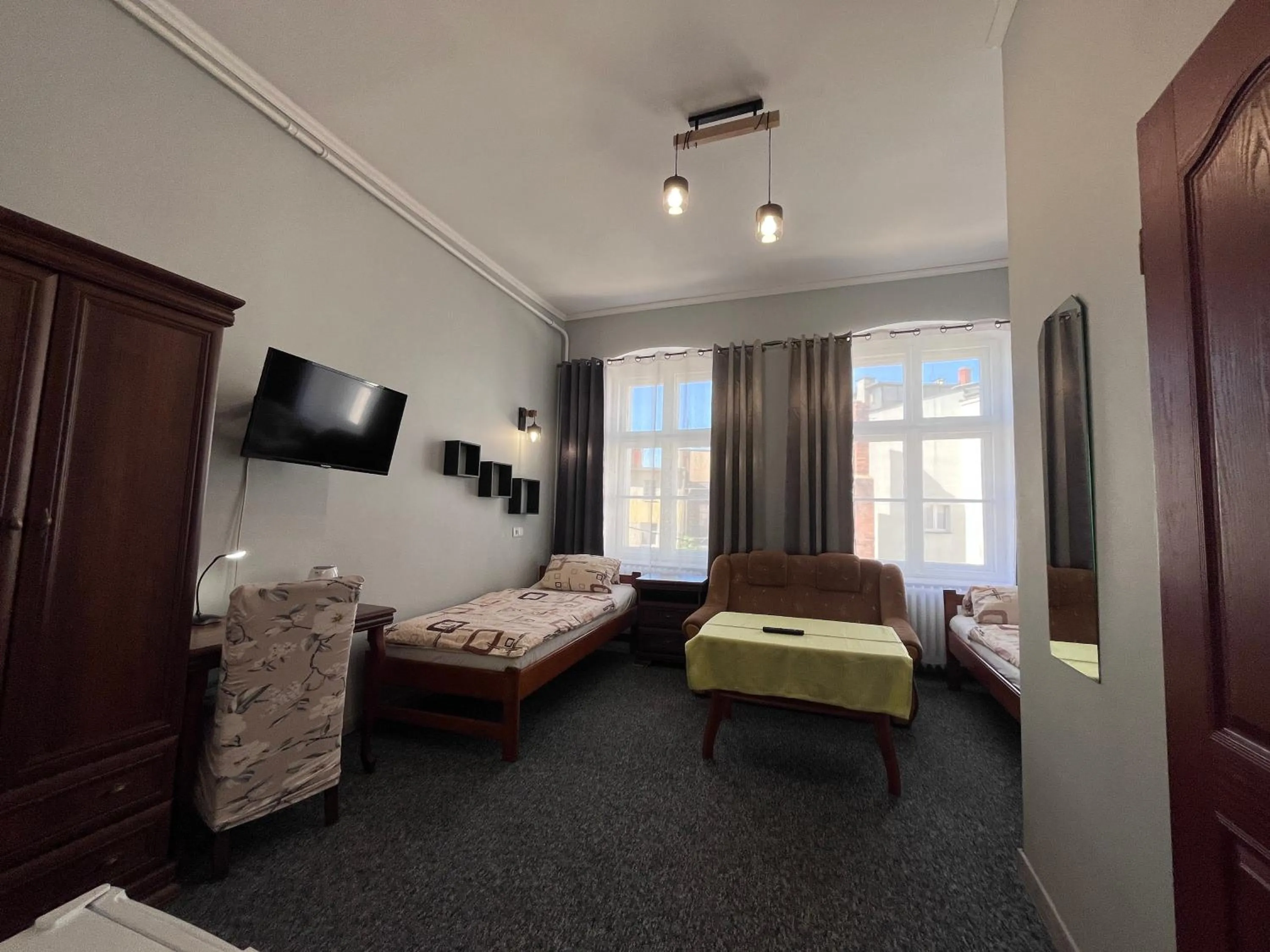 Bed in Hotel Polonia