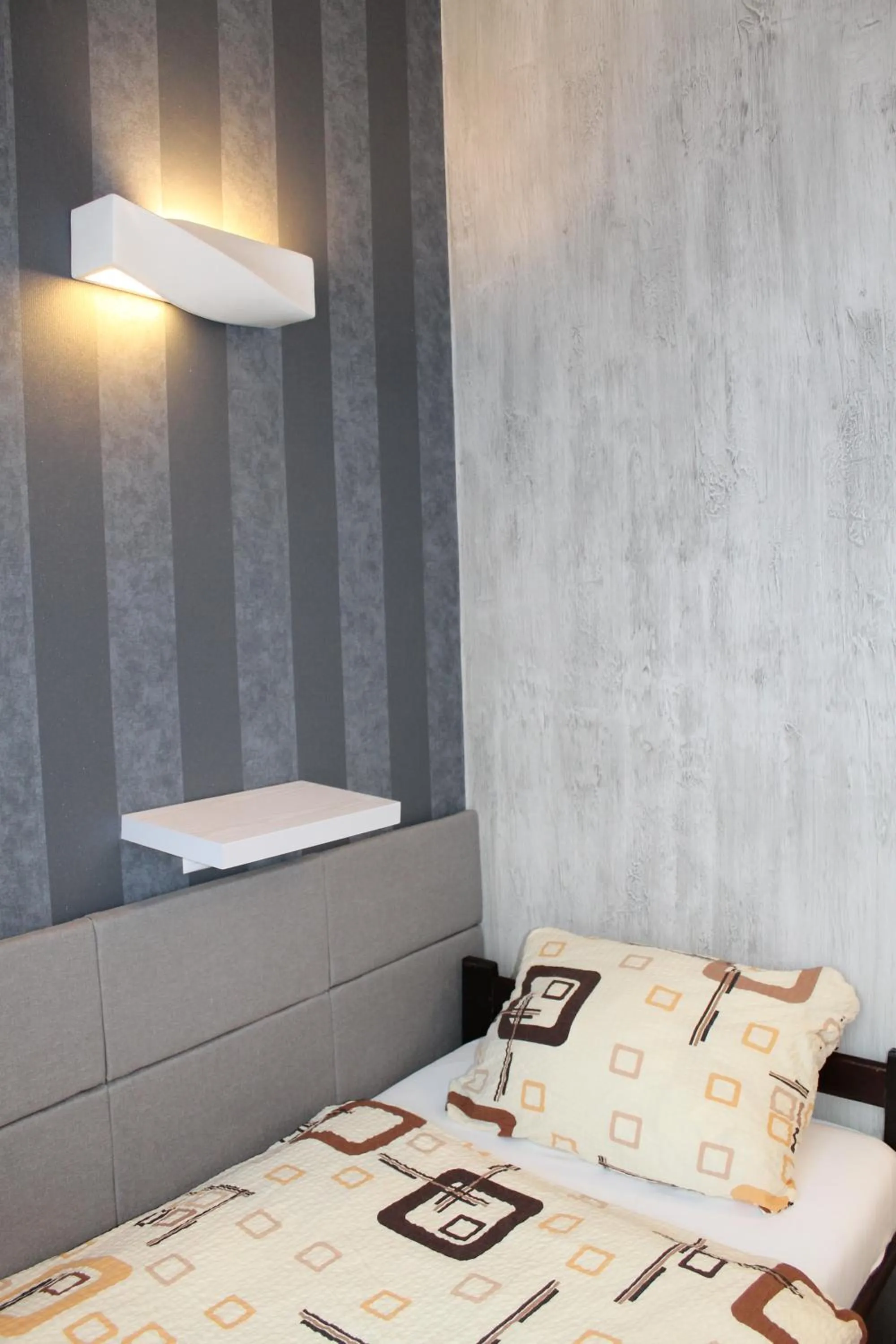 Bed in Hotel Polonia