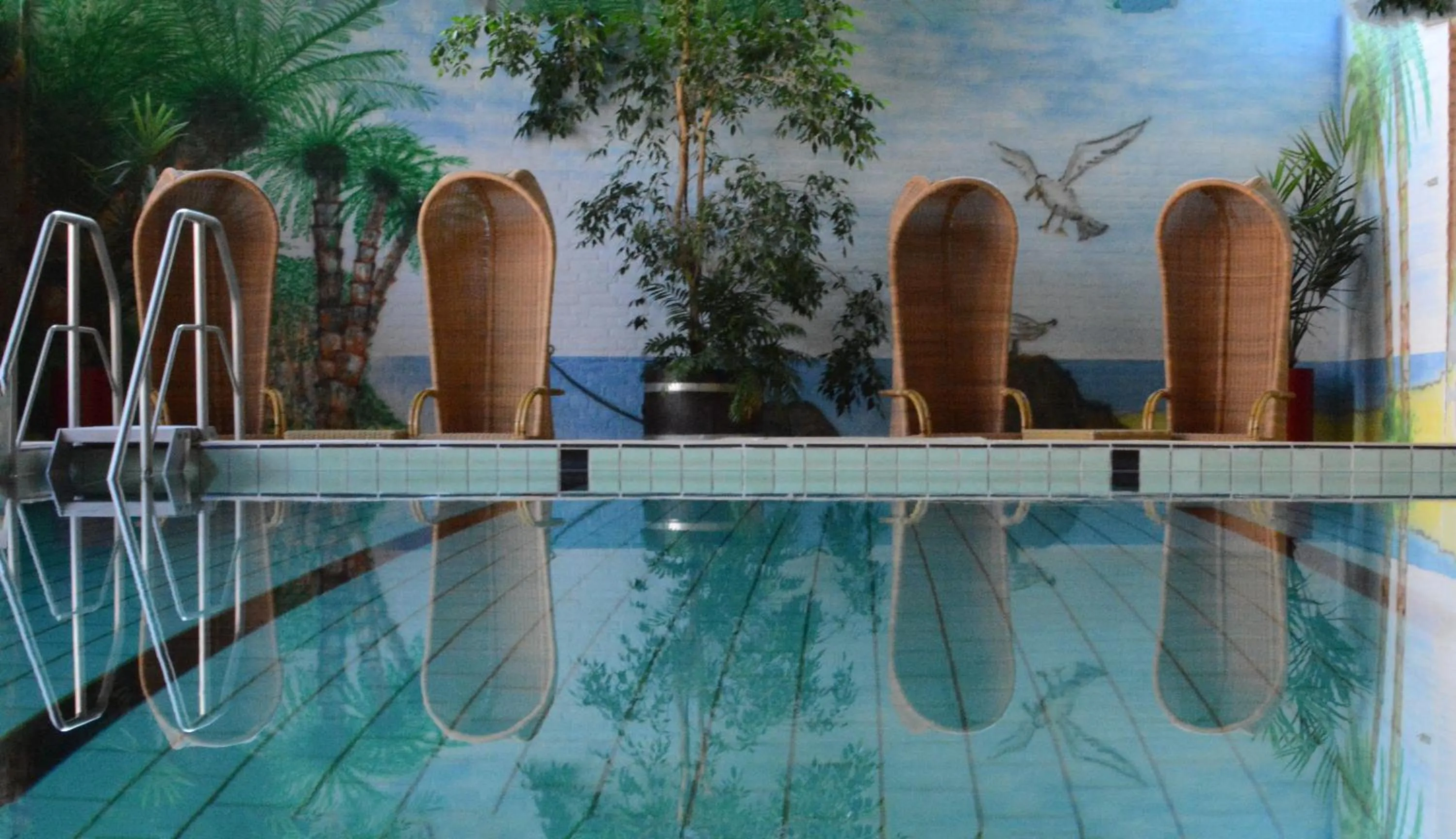 Swimming pool in Hotel Restaurant Piccard